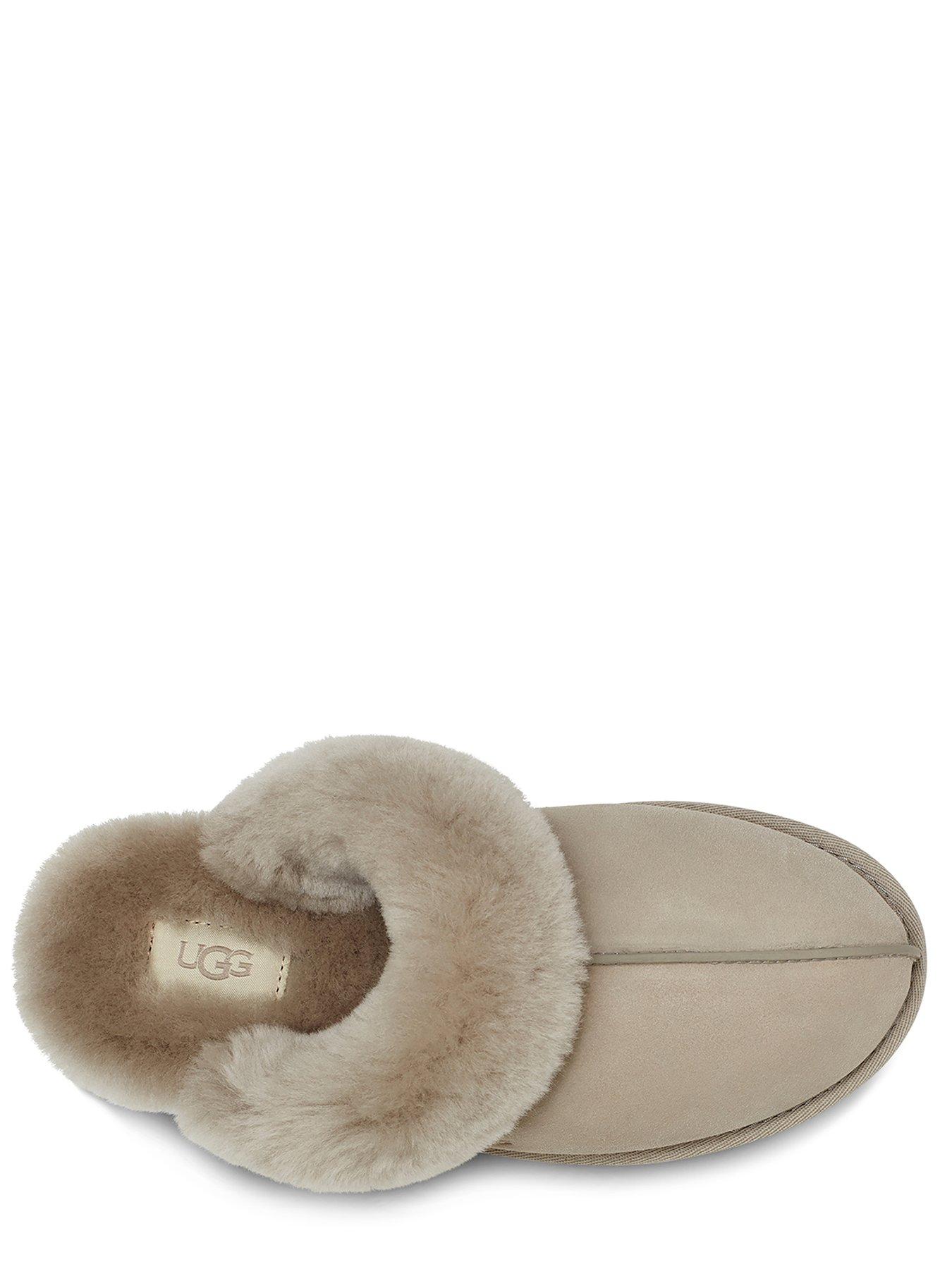 ugg-w-scuffette-ii-slipper-greyoutfit