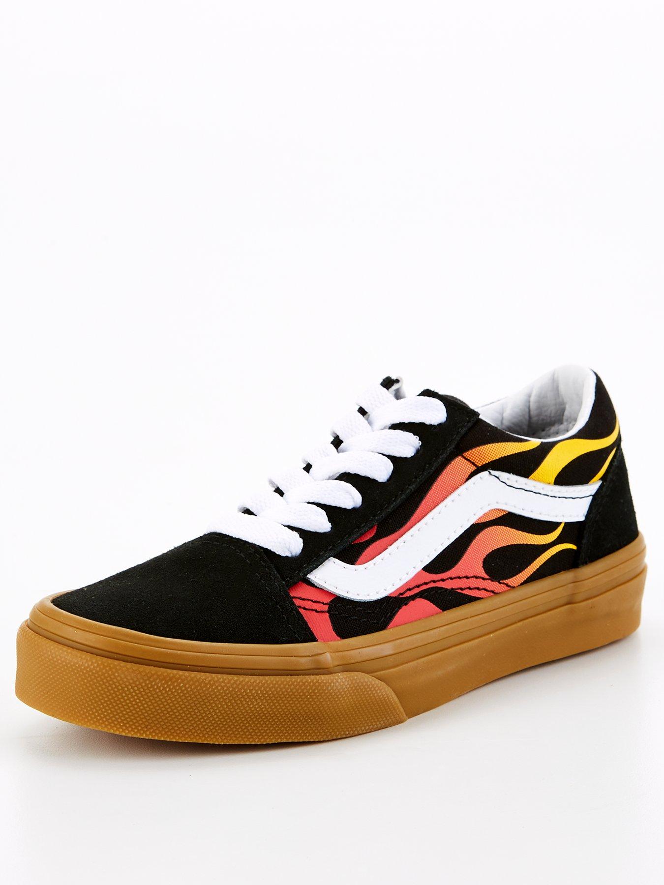 vans-kids-old-skool-trainers-blackstillFront