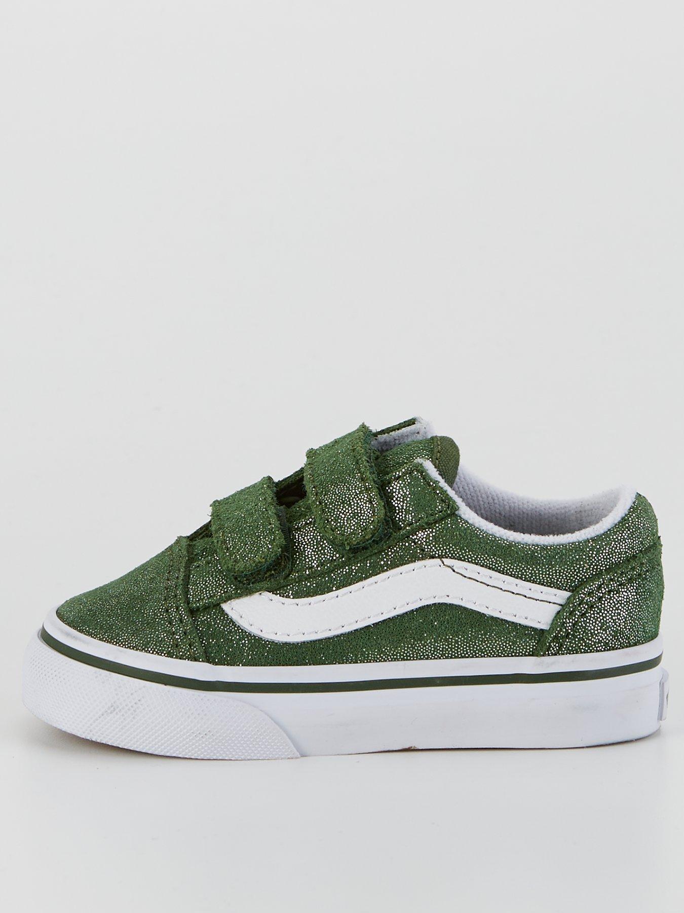 vans-infant-old-skool-v-trainers-green