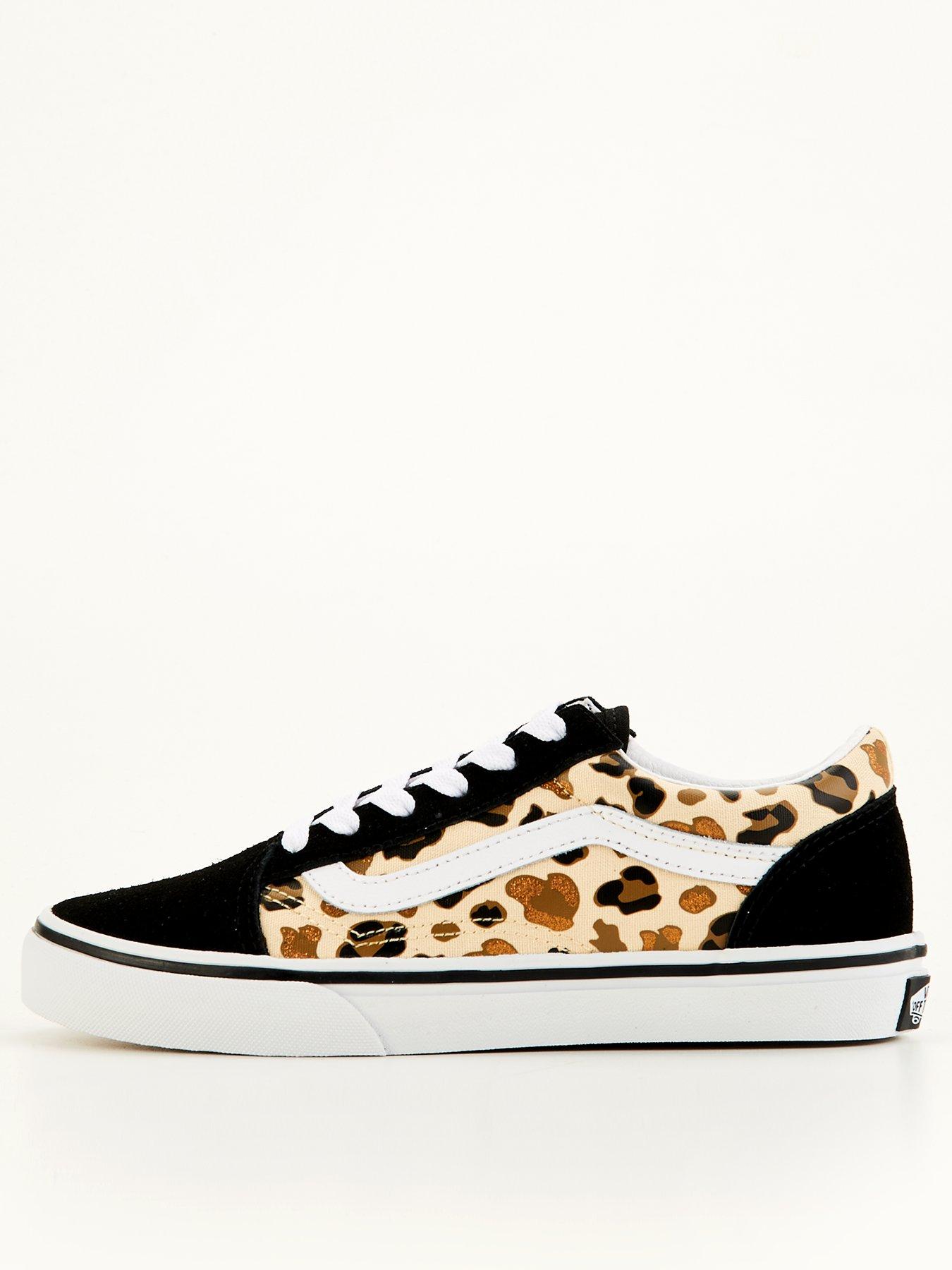 Leopard print vans junior hotsell