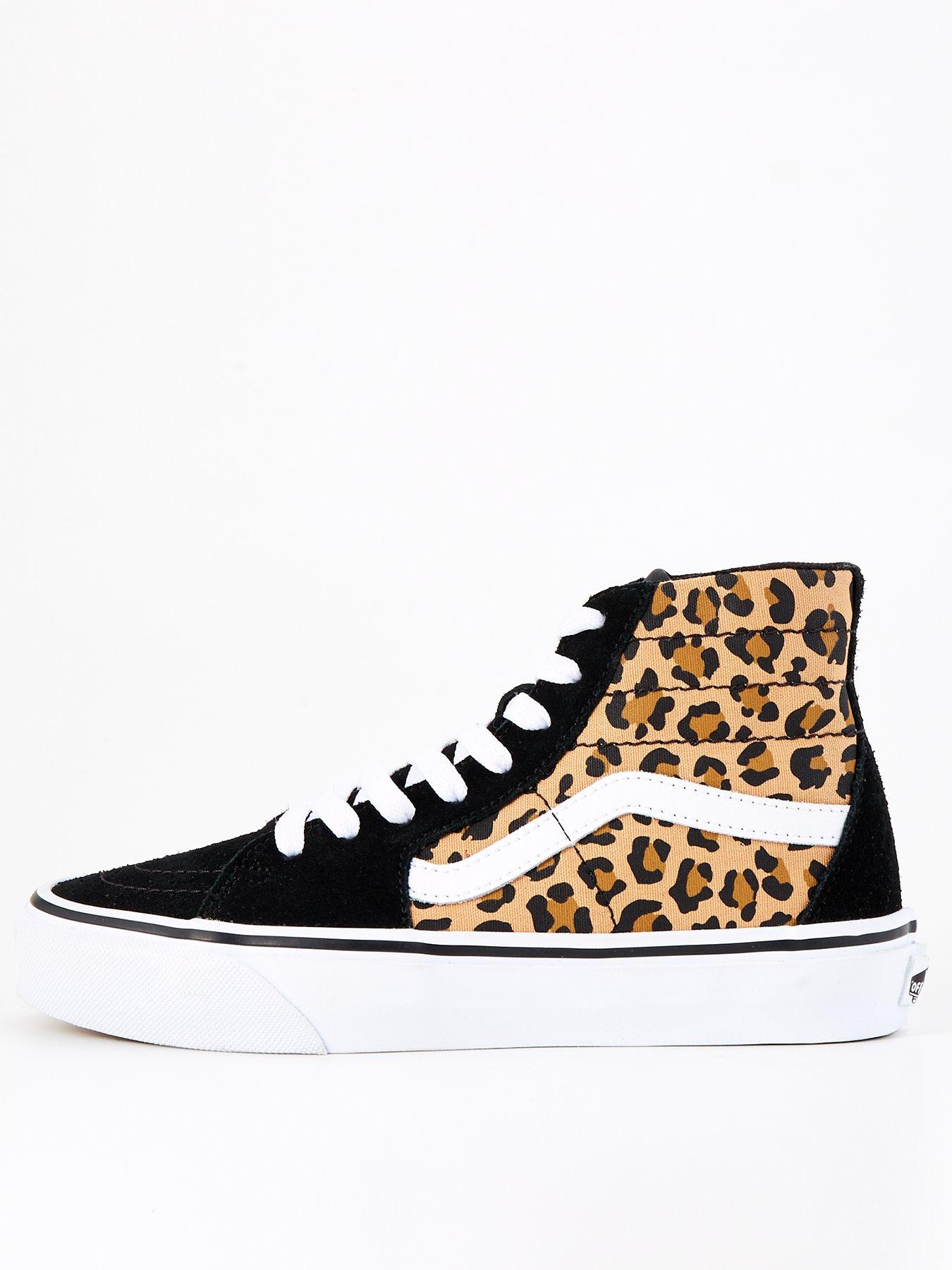 vans-womens-sk8-hi-tapered-trainers-blackfront