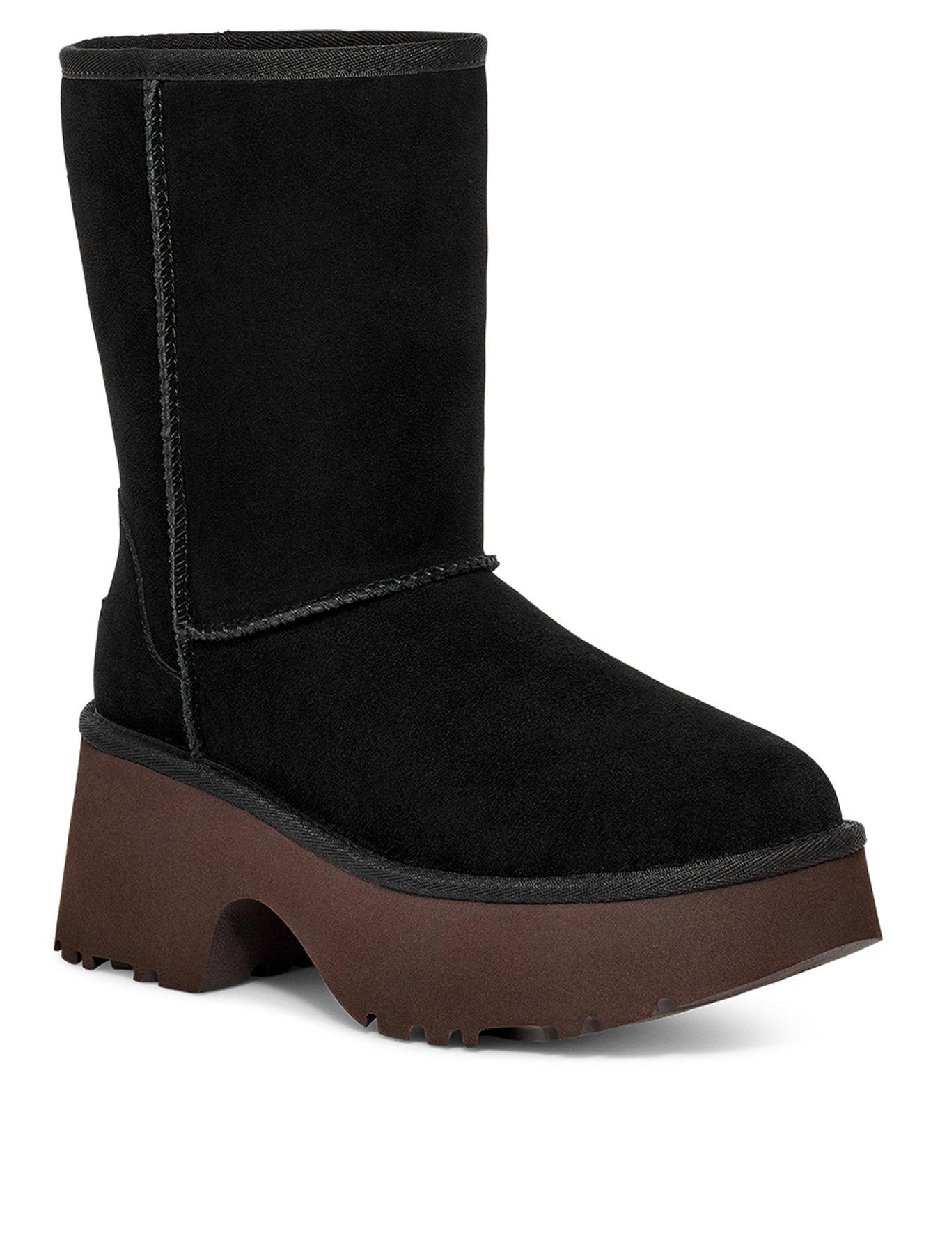 ugg-womens-classic-short-new-heights-boot-blackstillFront