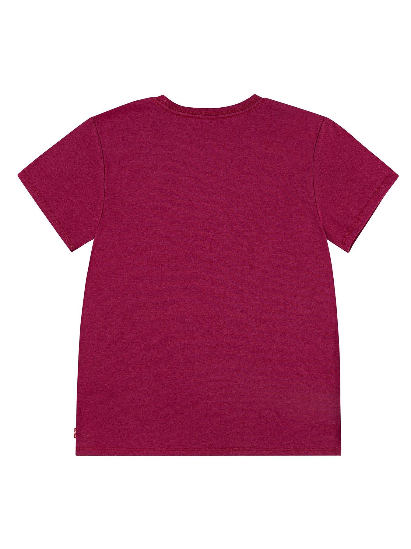 levis-girls-short-sleeve-batwing-t-shirt-redback