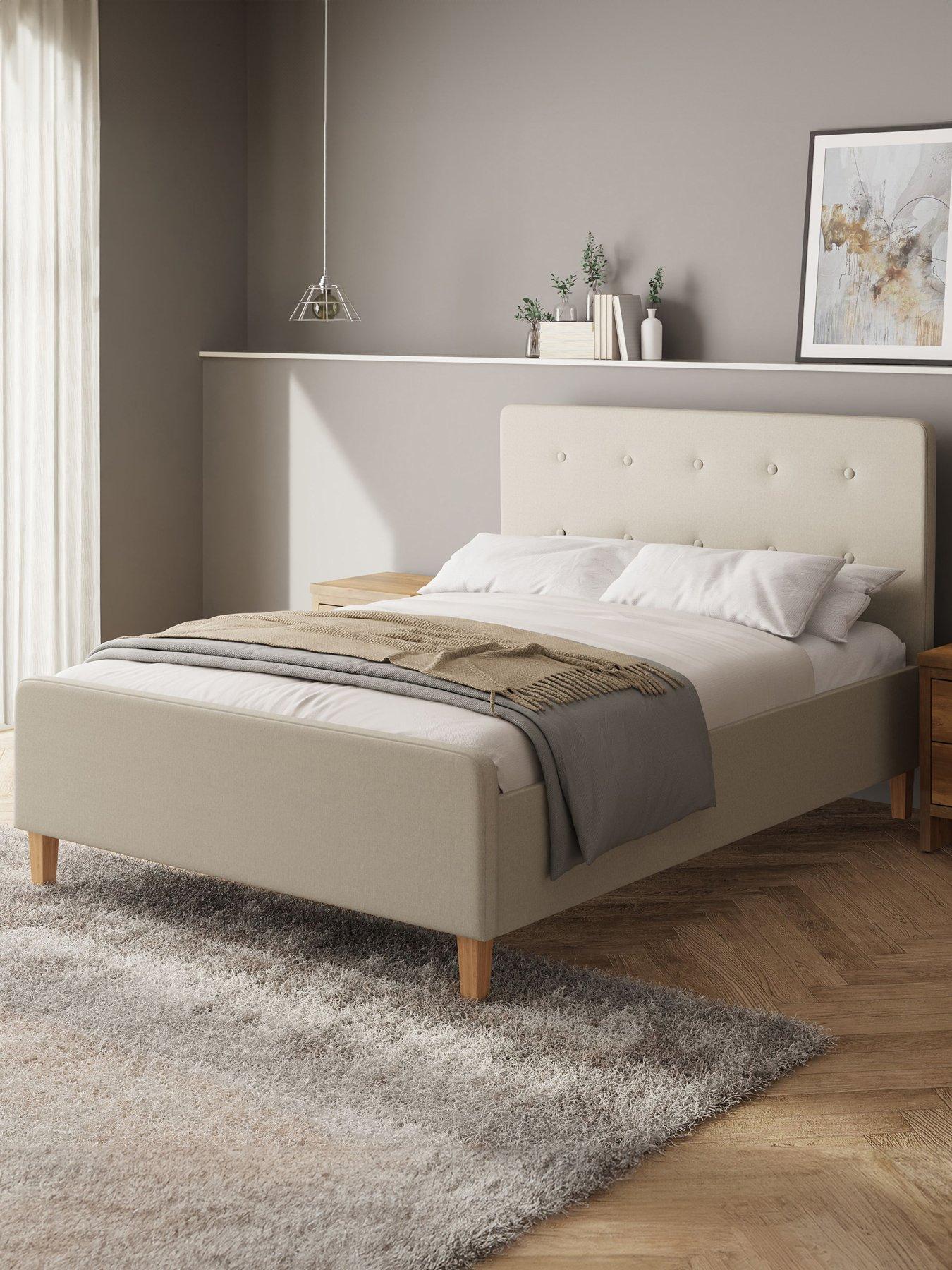 Image of GFW Asbourne Side Lift Up Ottoman Storage Bed With Sleepycastle Mattress Options (Buy  &  SAVE!)