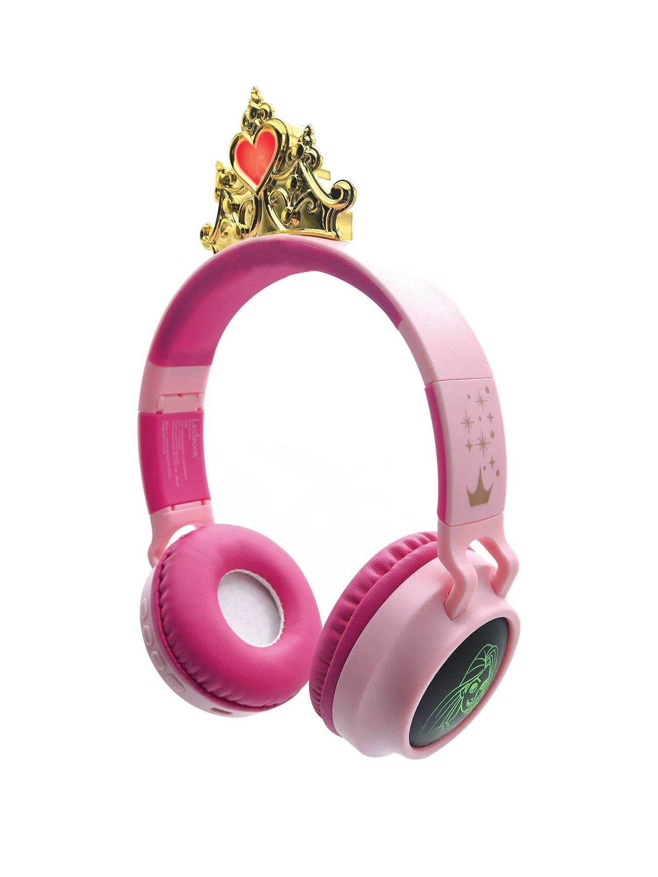Image 1 of 7 of Disney Princess Disney Princess Light Up 3D Bluetooth Headphones