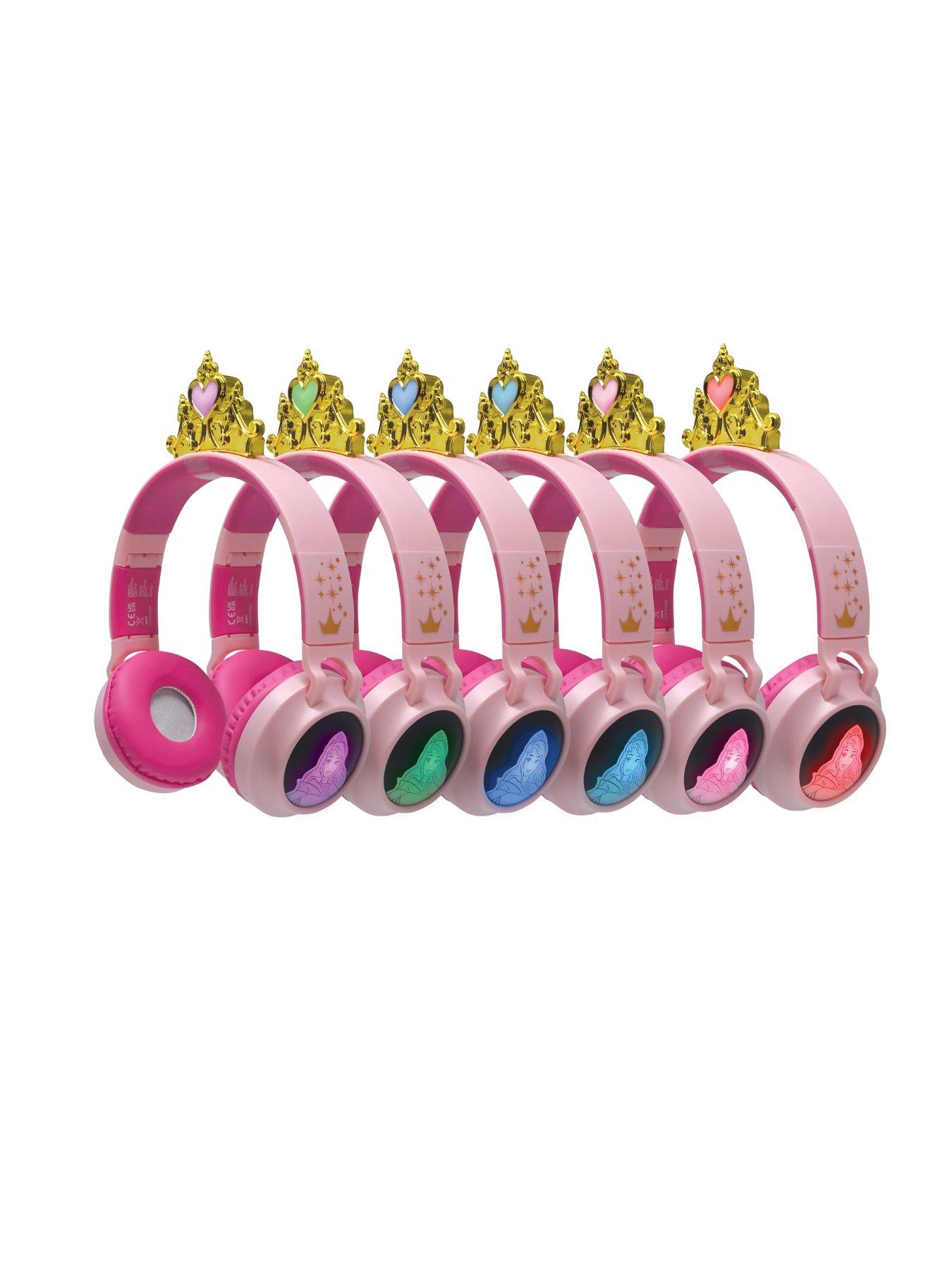 Image 2 of 7 of Disney Princess Disney Princess Light Up 3D Bluetooth Headphones