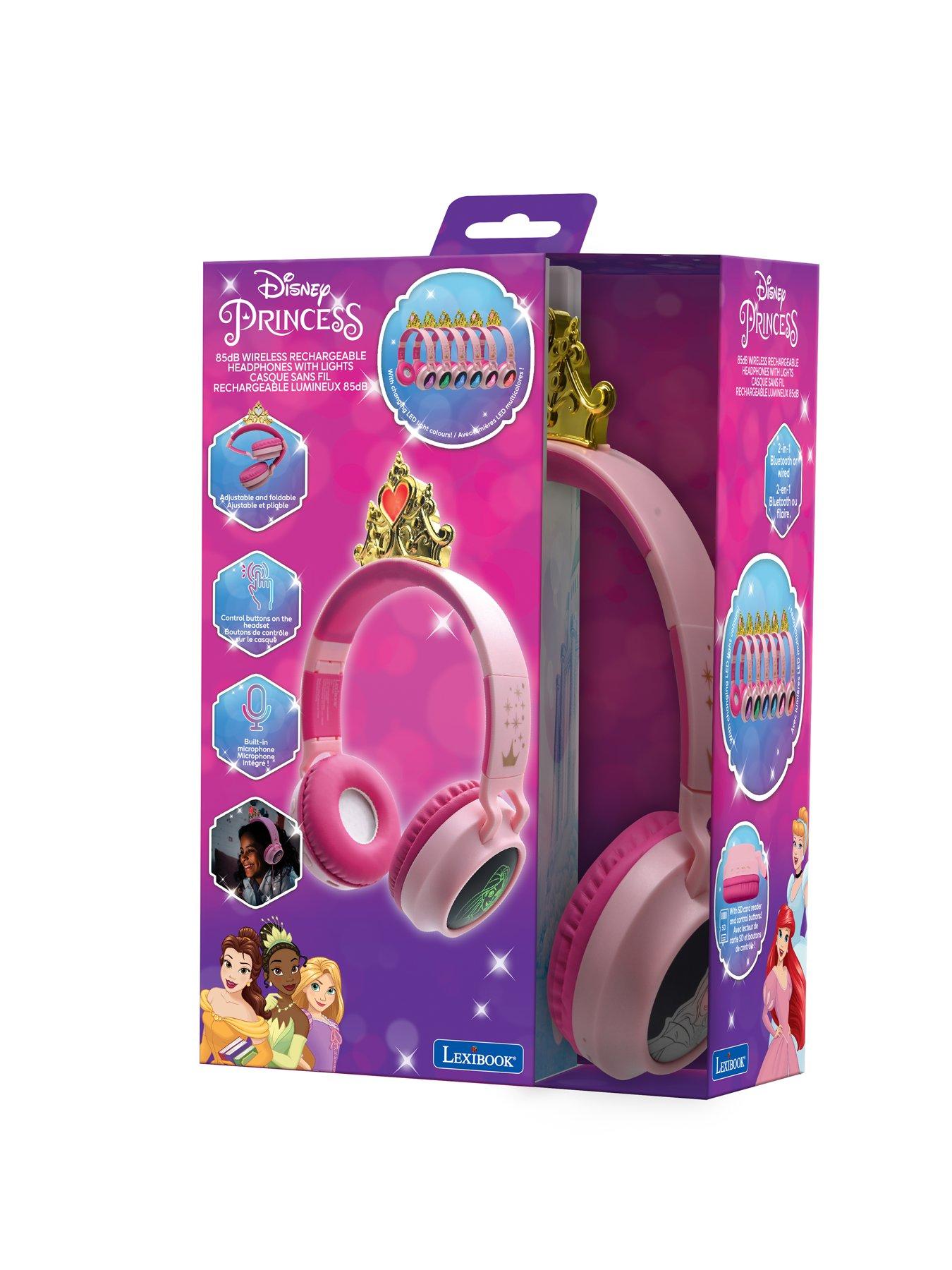 Image 4 of 7 of Disney Princess Disney Princess Light Up 3D Bluetooth Headphones