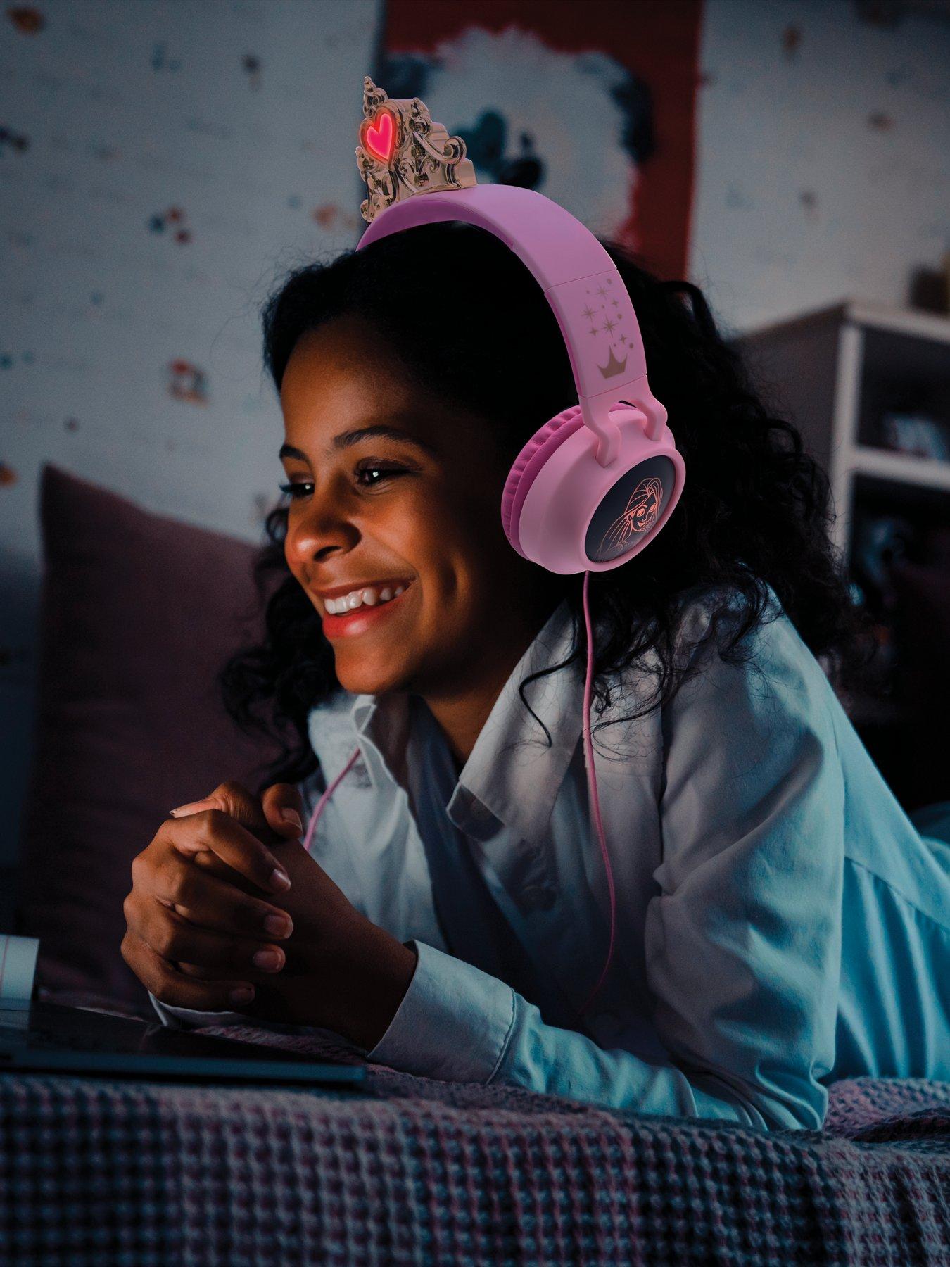 Image 6 of 7 of Disney Princess Disney Princess Light Up 3D Bluetooth Headphones