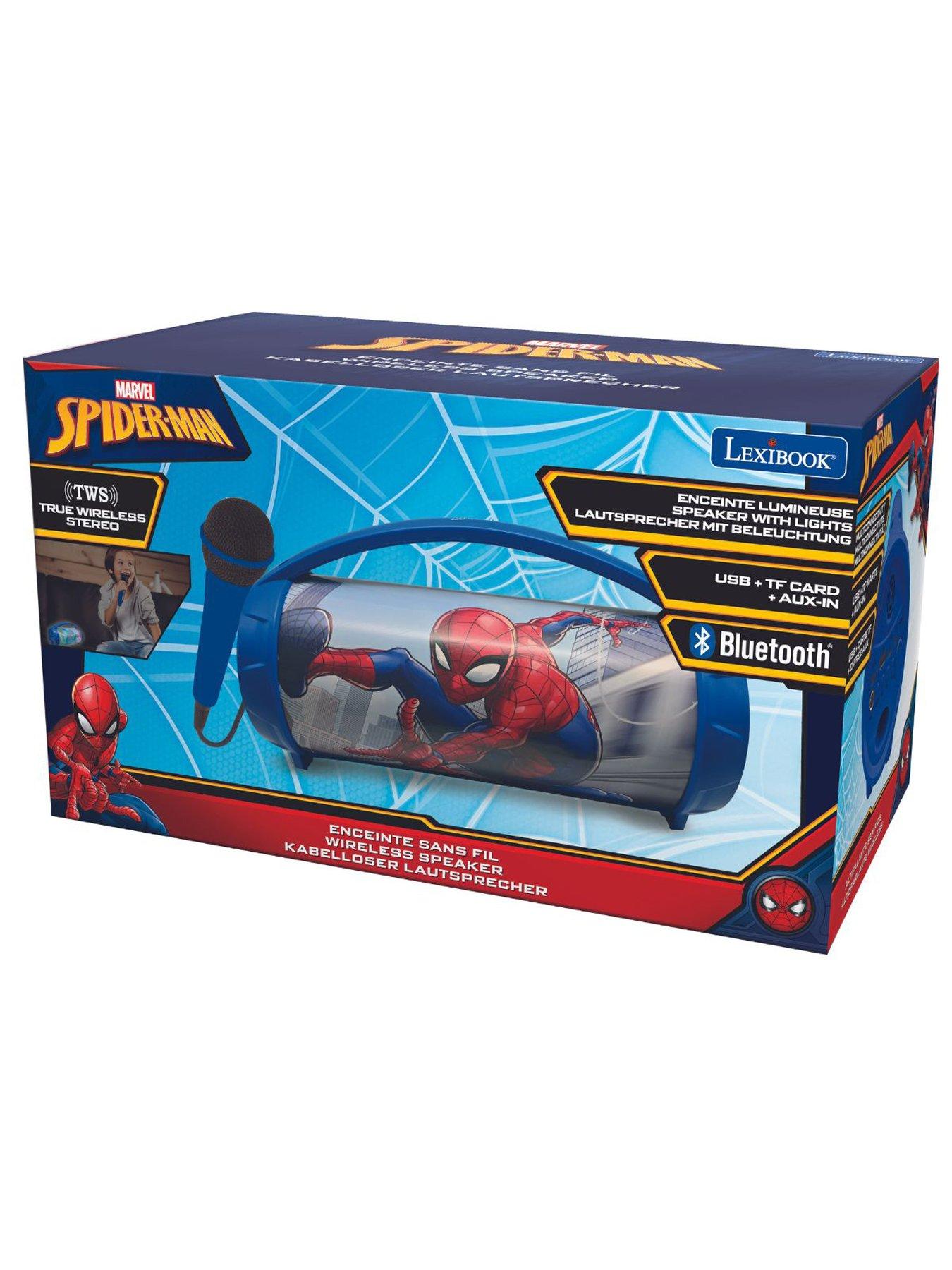 Image 4 of 7 of Spiderman Bluetooth Karaoke Light Speaker with Microphone