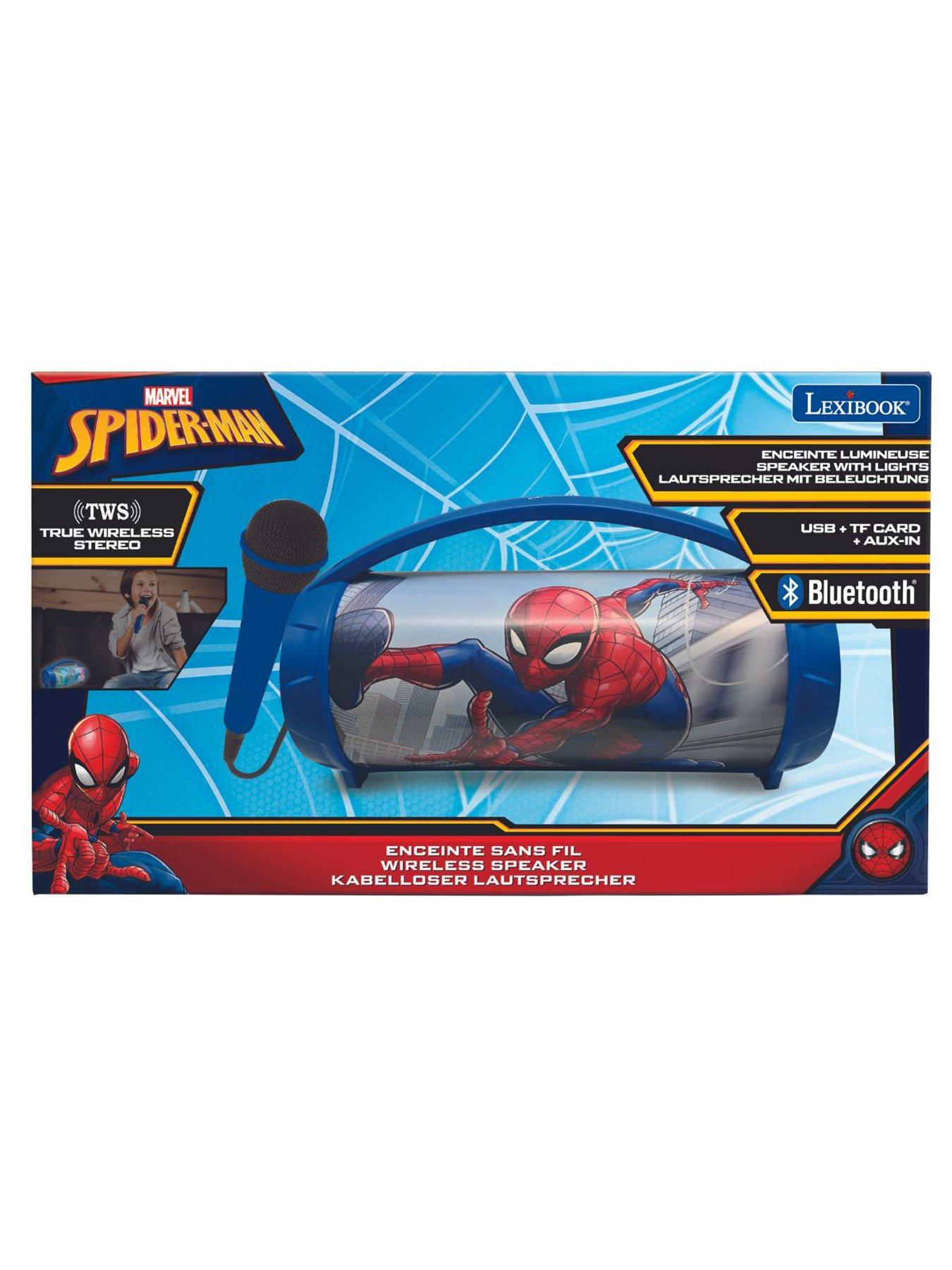 Image 5 of 7 of Spiderman Bluetooth Karaoke Light Speaker with Microphone