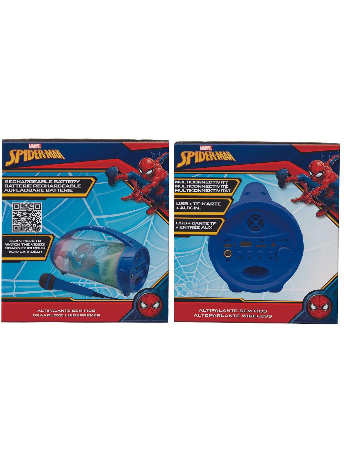 Image 6 of 7 of Spiderman Bluetooth Karaoke Light Speaker with Microphone