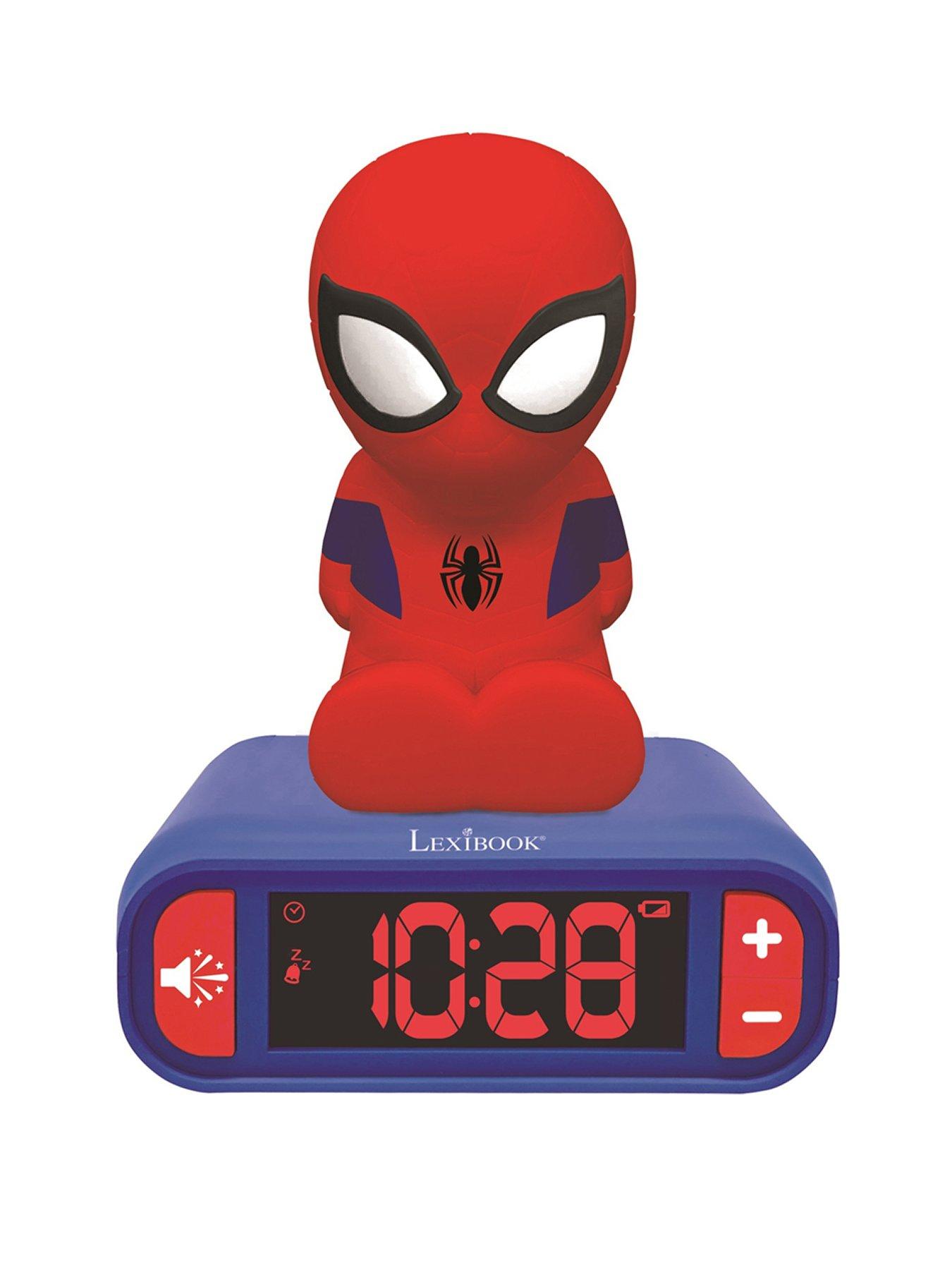 spiderman-alarm-clock-with-night-light-3d-design-spiderman-and-sound-effects