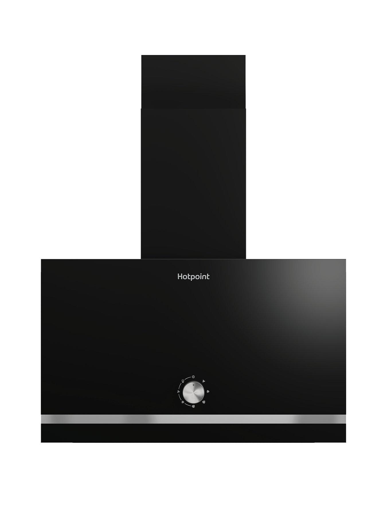 Image 1 of 4 of Hotpoint Hotpoint PHVP62FLMK 60cm Cooker Hood - Black