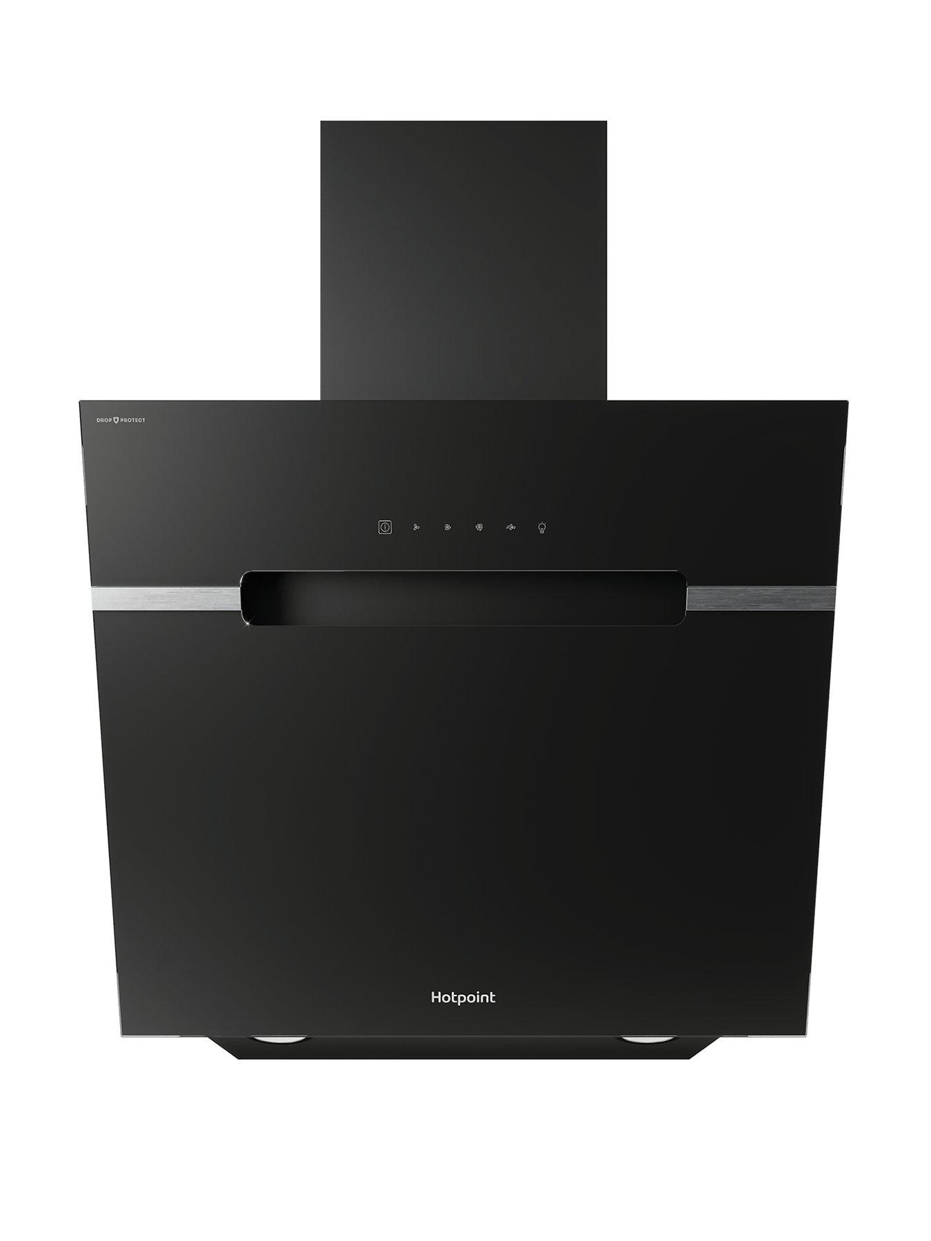 Image 1 of 7 of Hotpoint Hotpoint DropProtect PHVS61FLTDPK 60cm Cooker Hood - Black