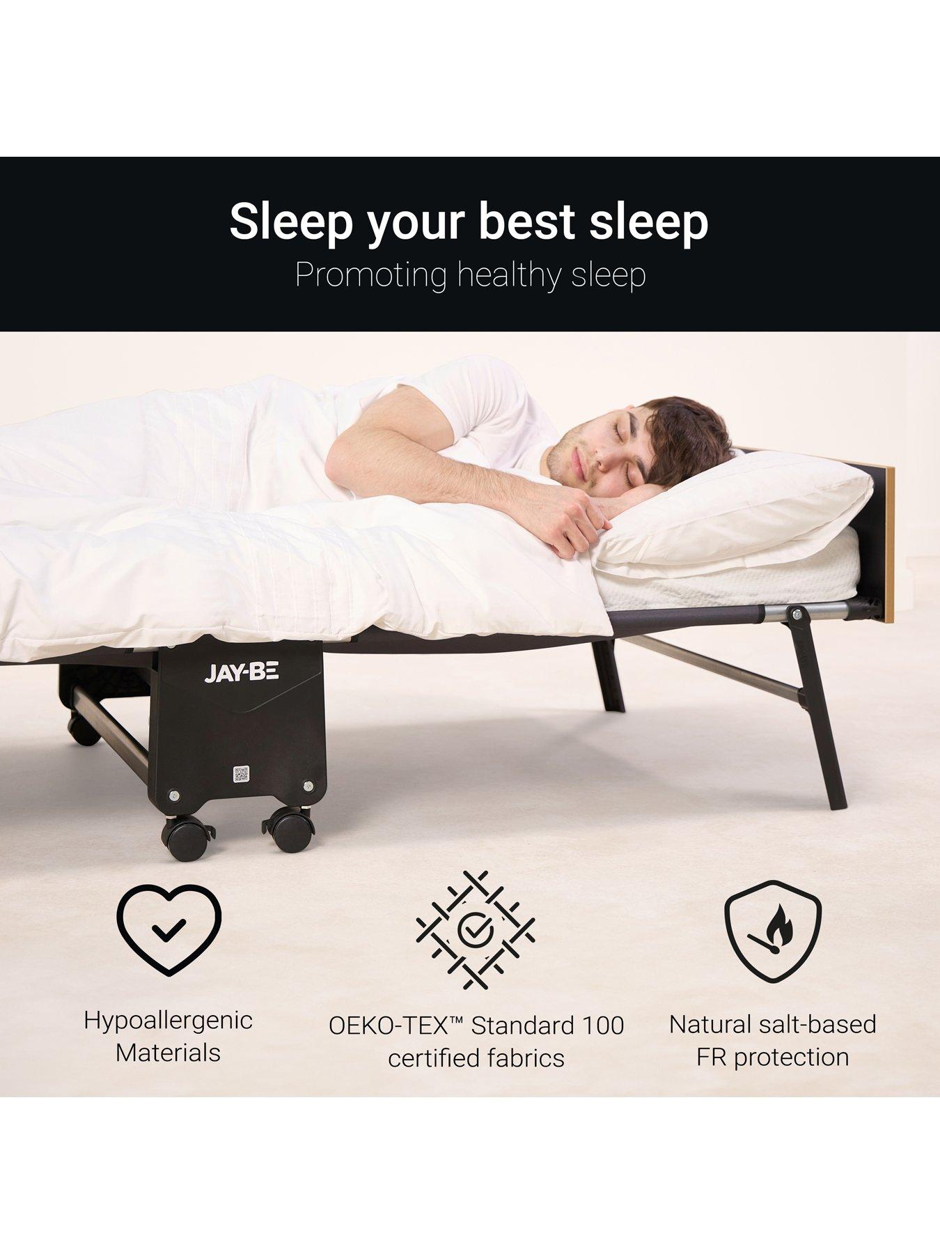 Image 4 of 7 of Jaybe Re80 Rollaway Folding Bed With E-fibre Mattress, Single