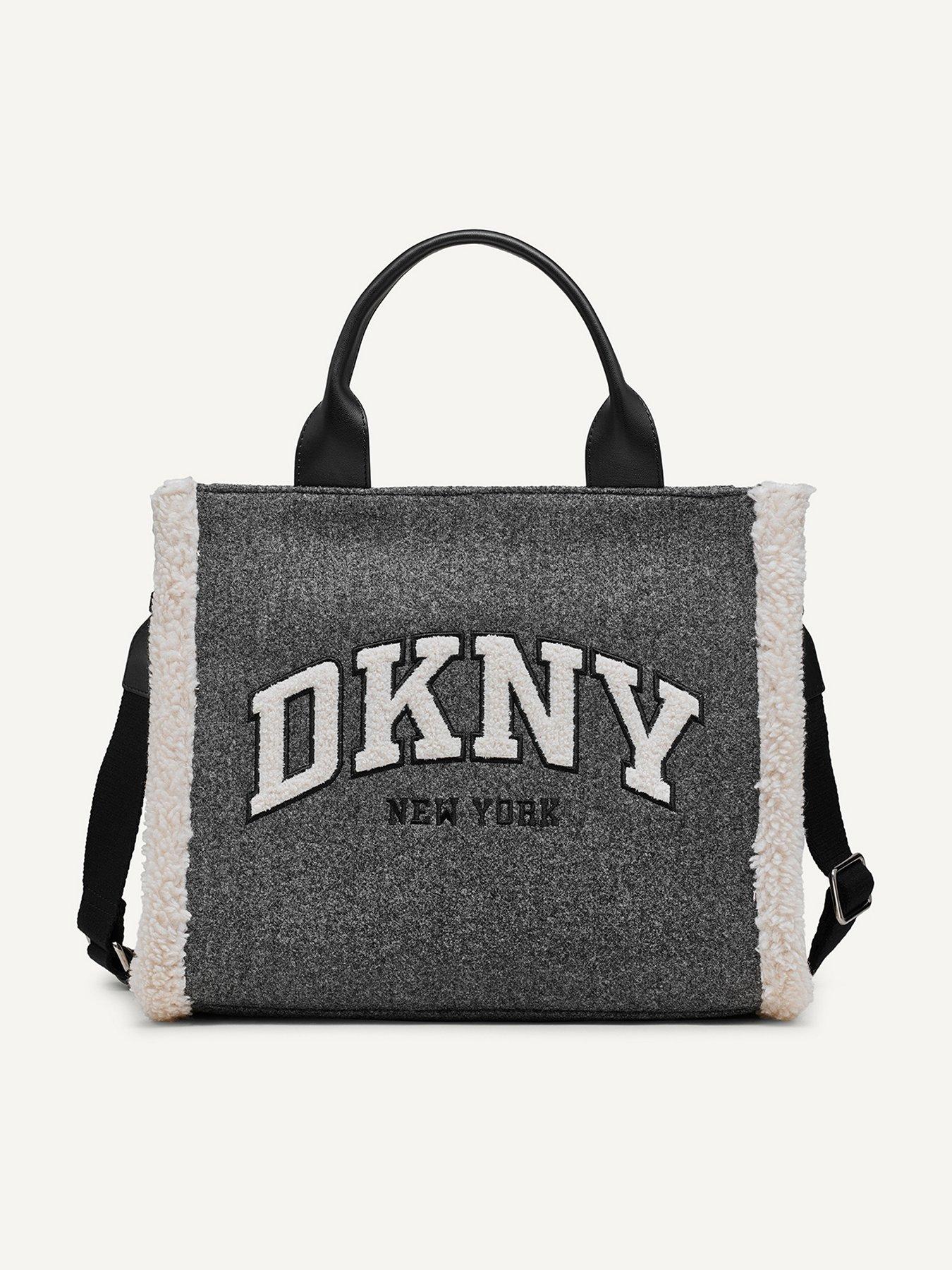 dkny-hadlee-medium-shearling-tote-bag-dark-grey