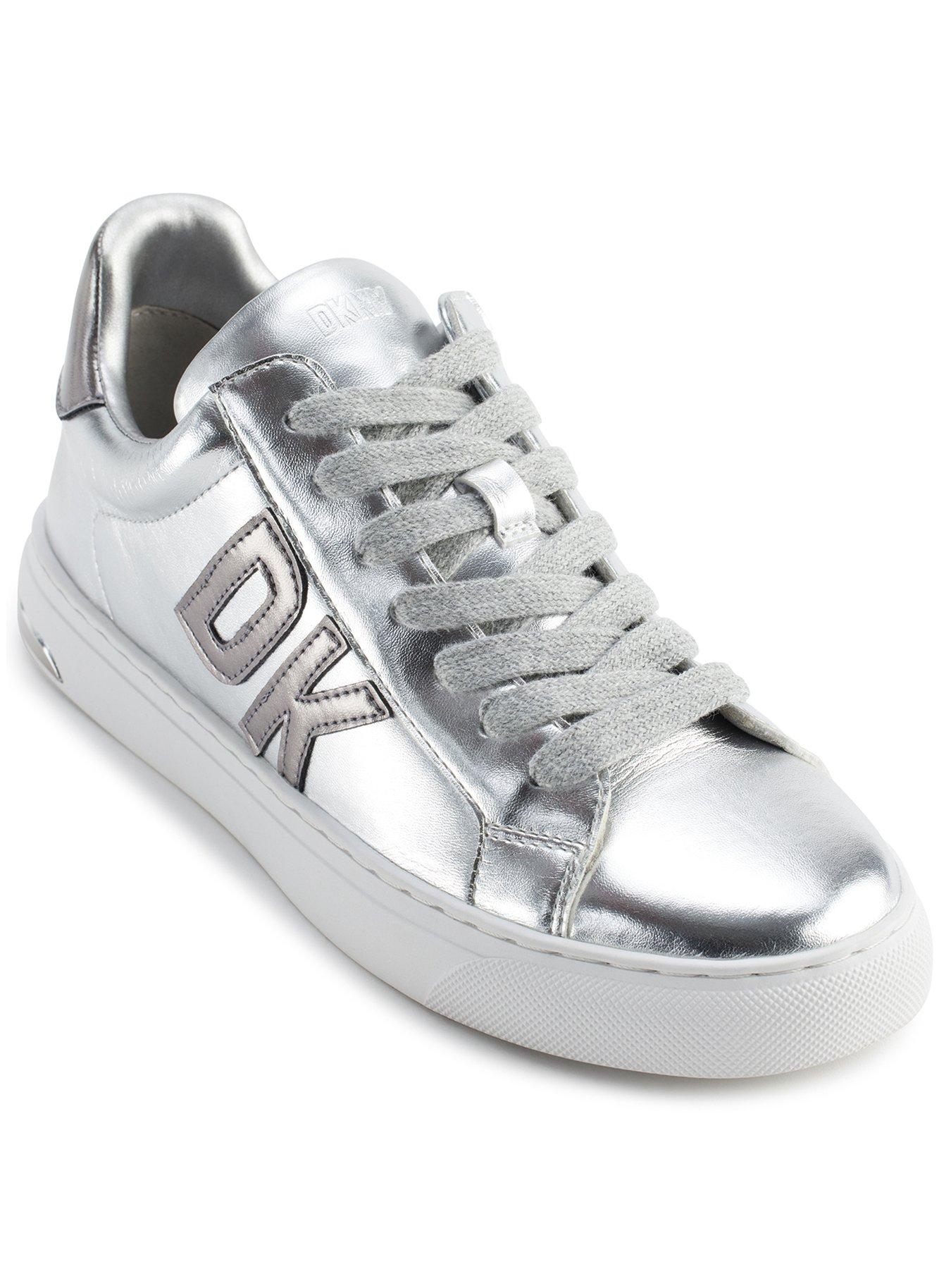 dkny-abeni-lace-up-sneaker-silverstillFront