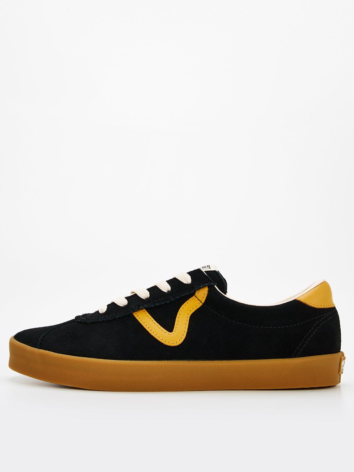 undefined Men's Sport Low Trainers - Black/Yellow
