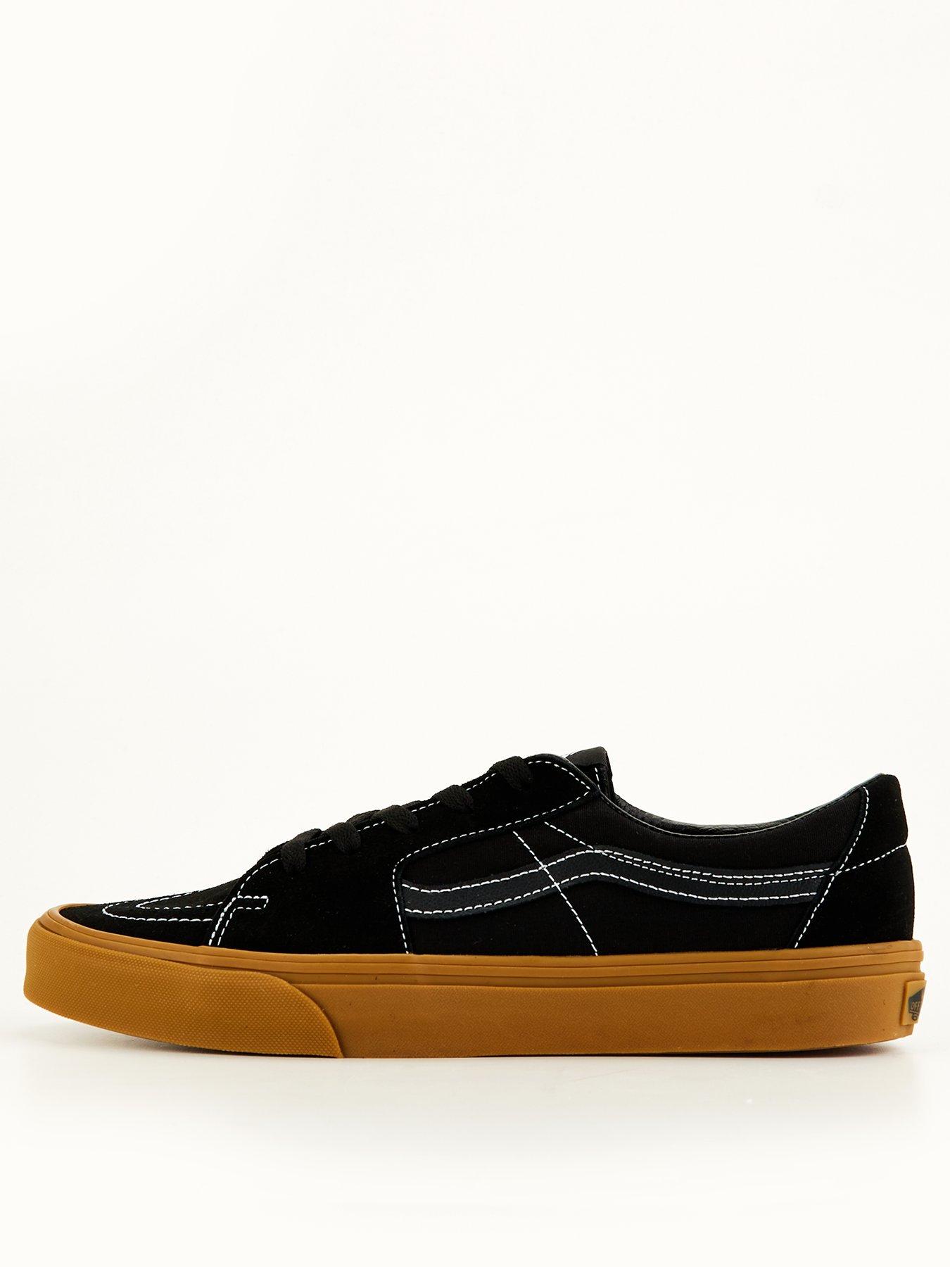 vans-mens-sk8-low-trainers-blackfront