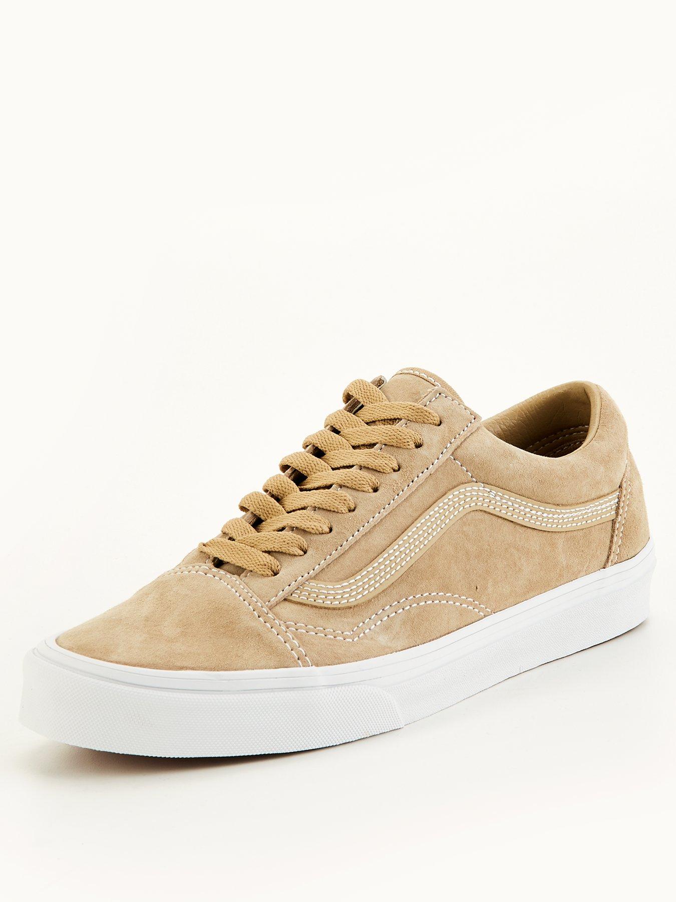 vans-mens-old-skool-trainers-beigestillFront