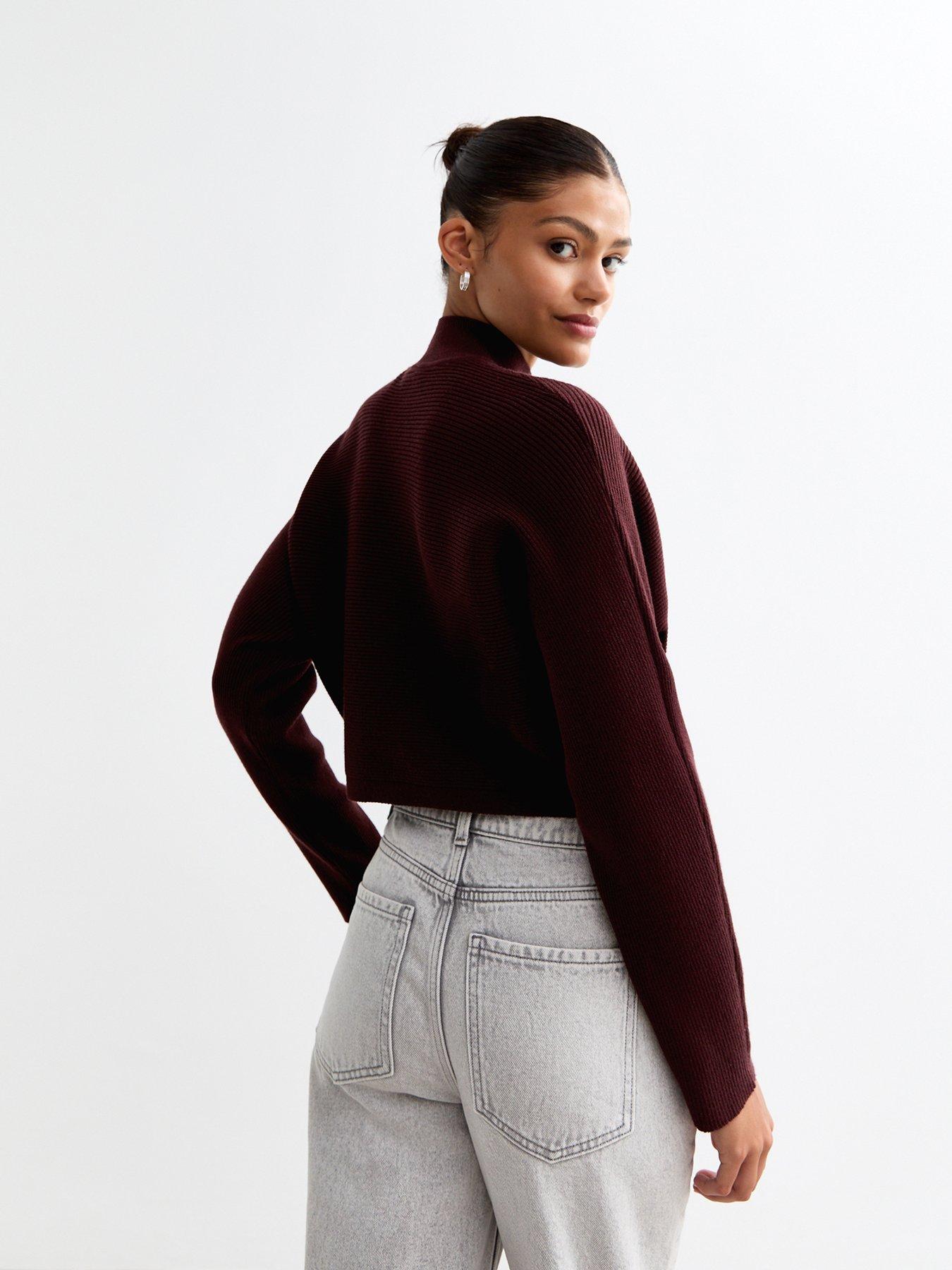 new-look-burgundy-rib-knit-crop-jumperstillFront