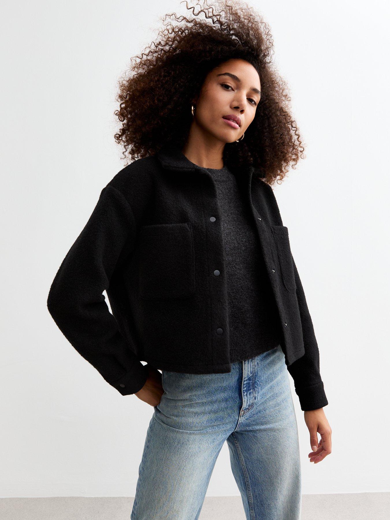 new-look-textured-cropped-shacket-black