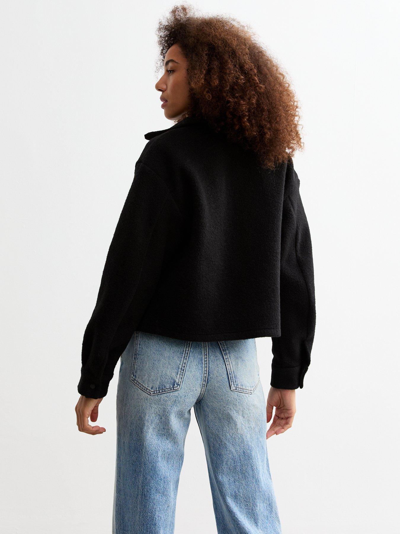 new-look-textured-cropped-shacket-blackstillFront