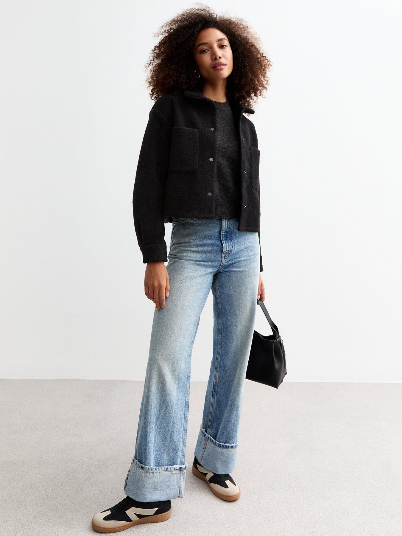 new-look-textured-cropped-shacket-blackback