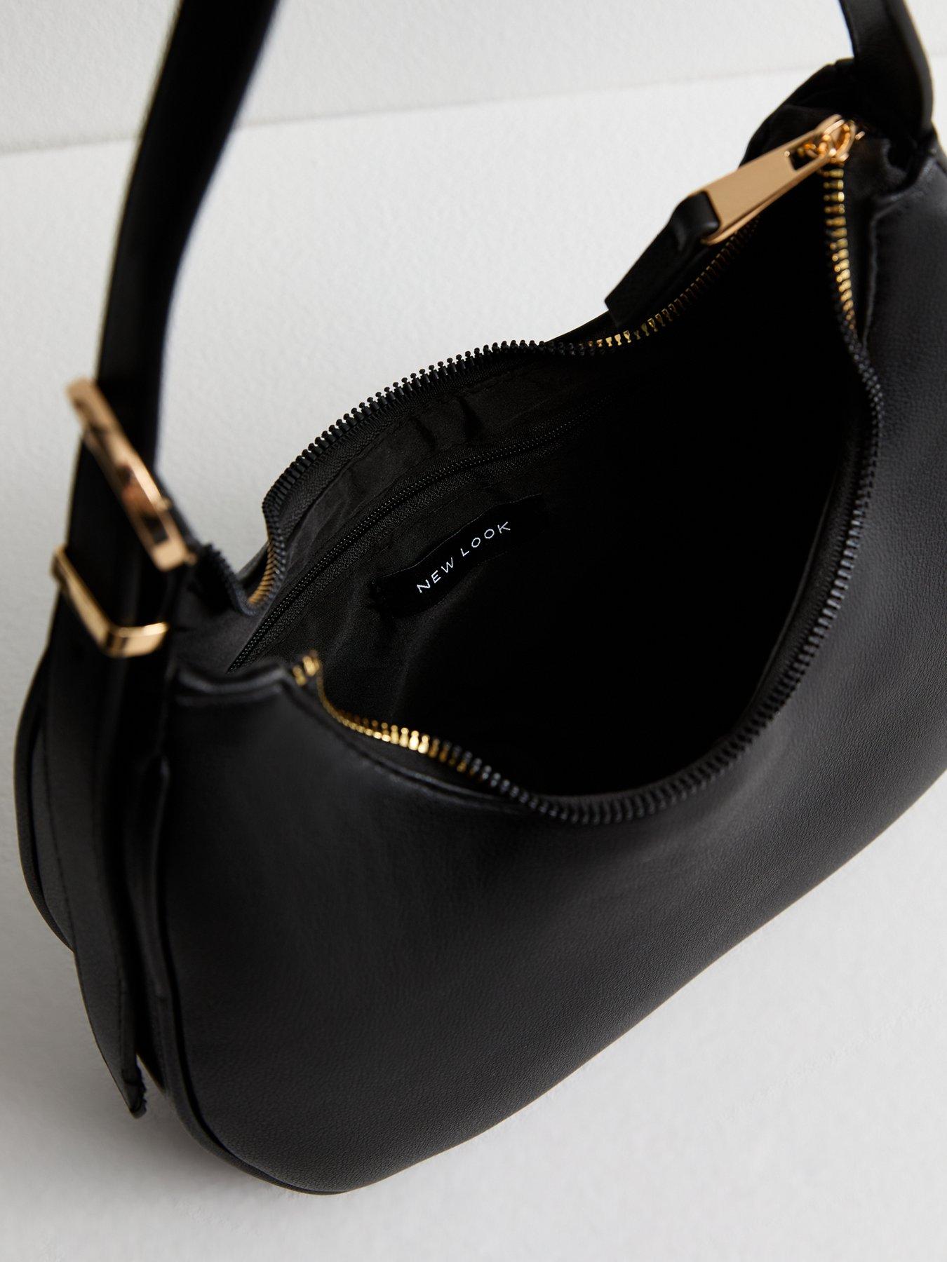 new-look-black-buckled-shoulder-bagdetail