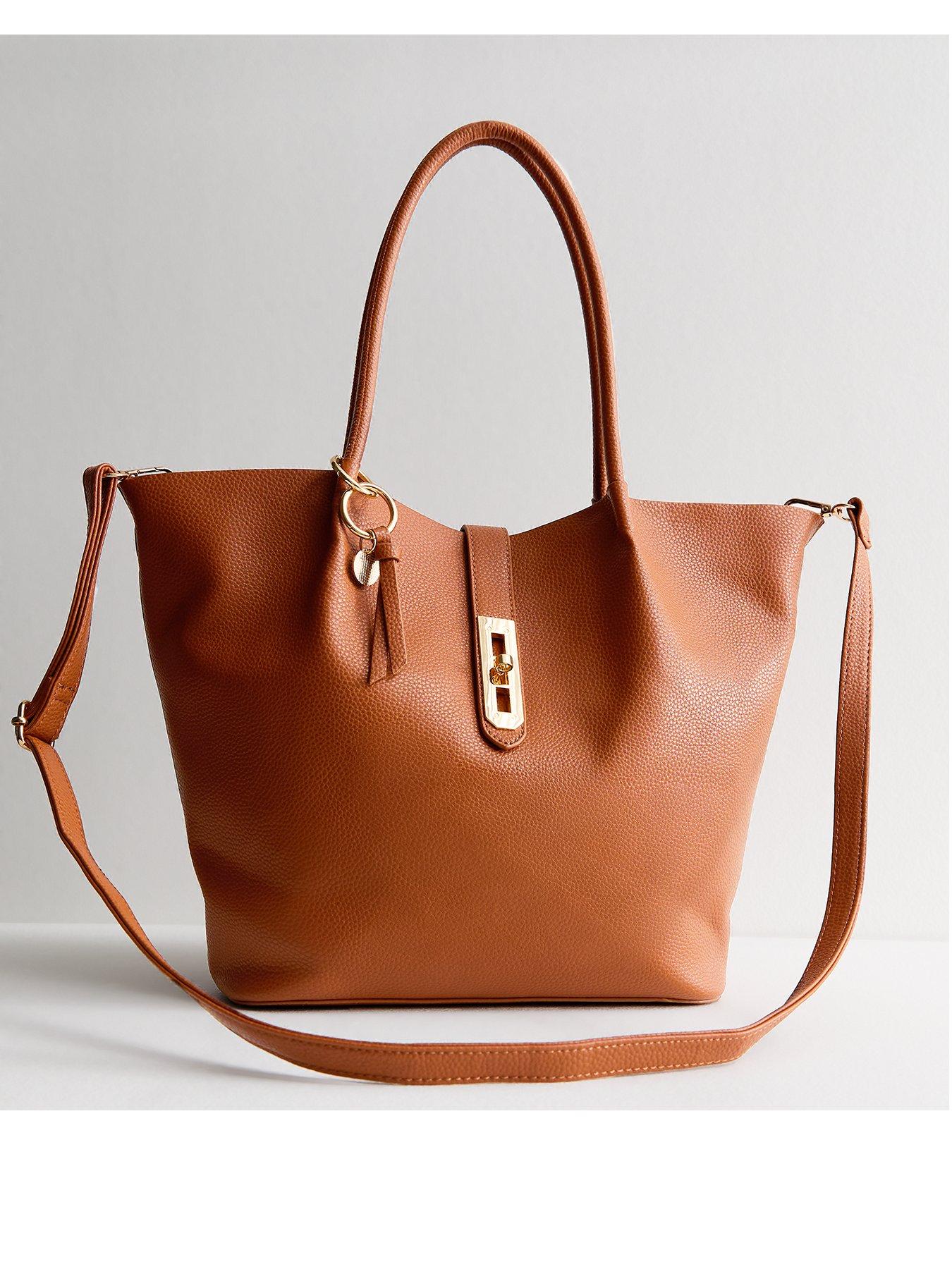 new-look-tan-slouchy-double-strap-large-tote-bag