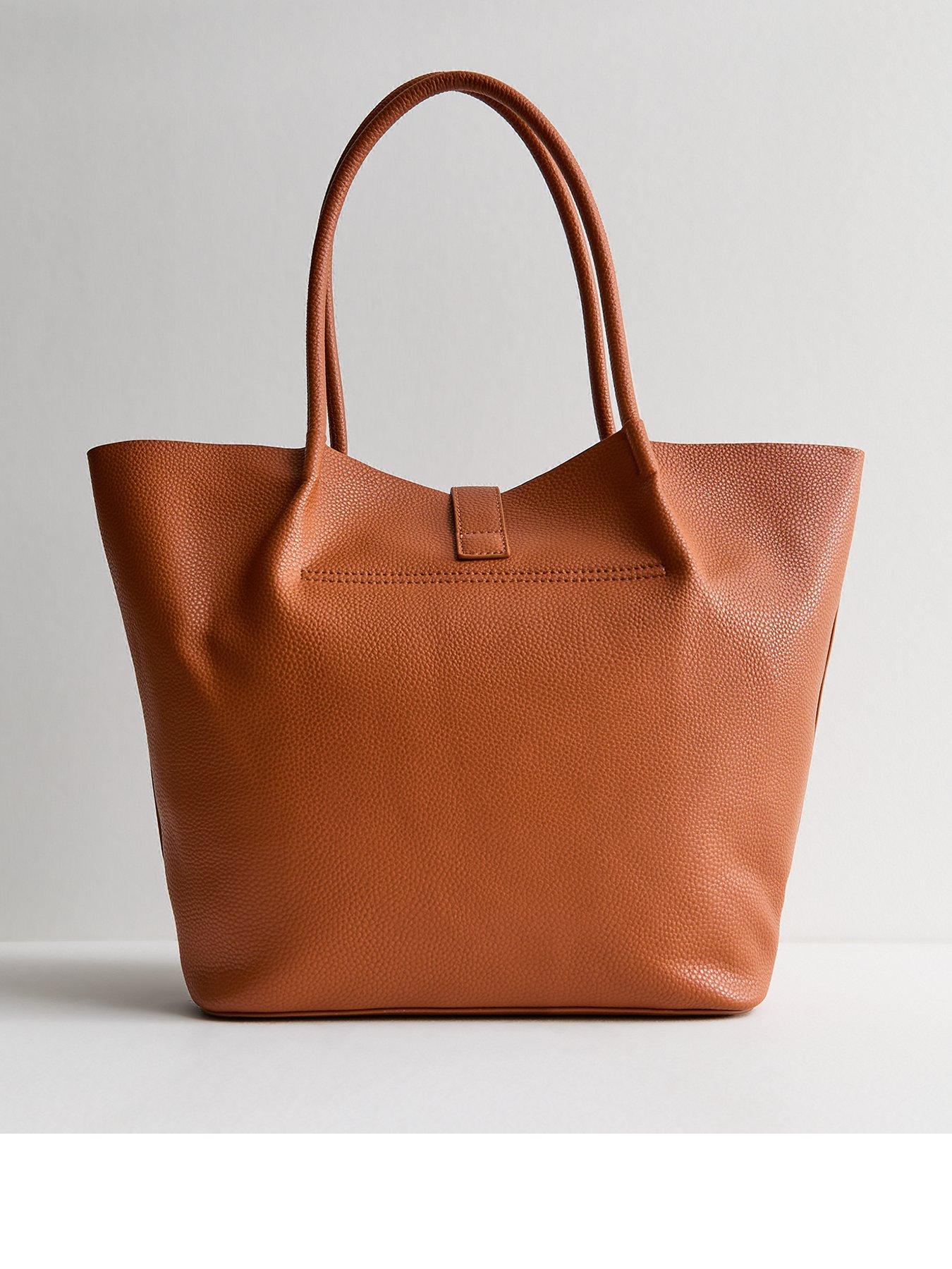 new-look-tan-slouchy-double-strap-large-tote-bagback