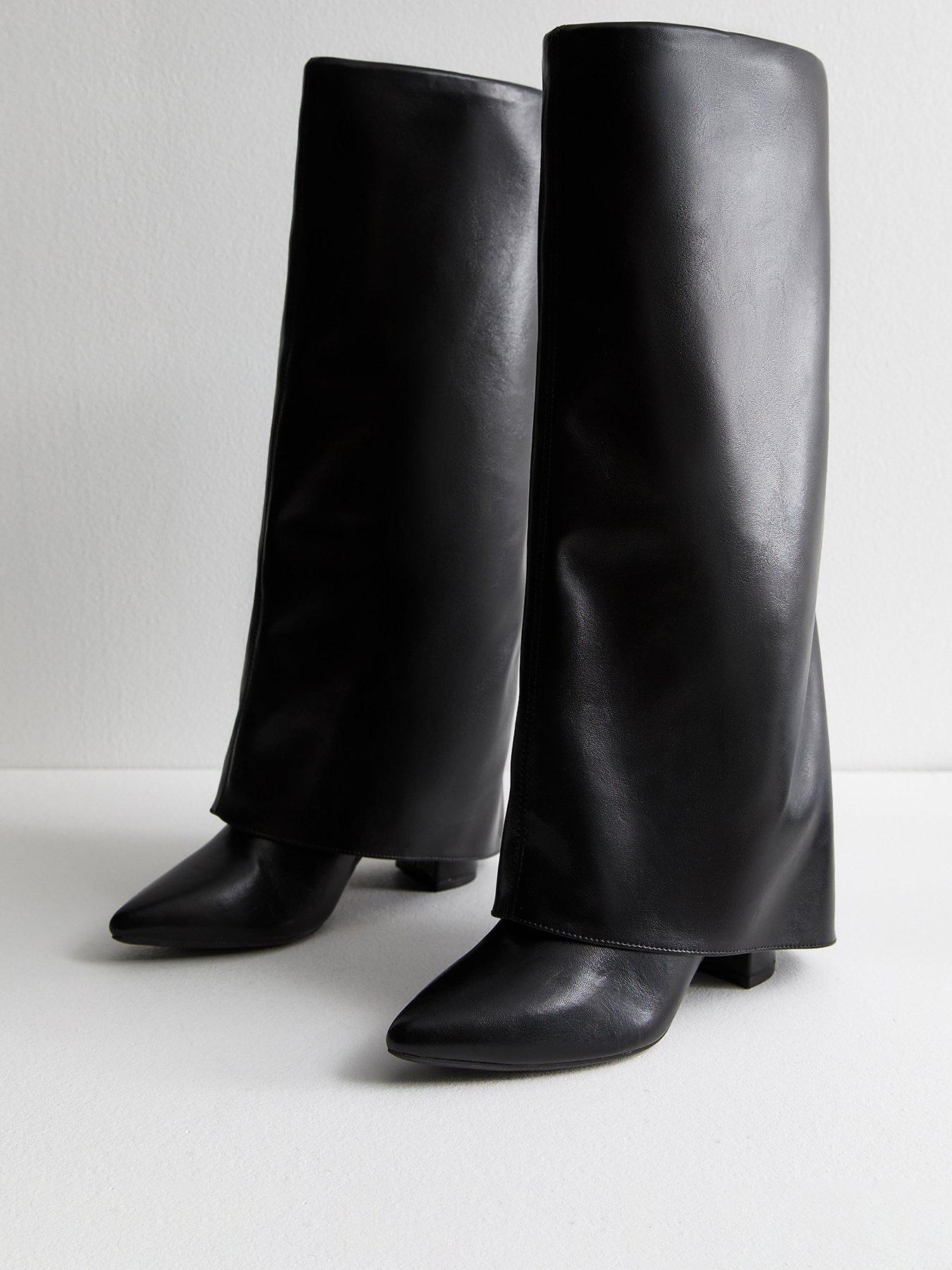 new-look-foldover-faux-leather-knee-high-boots-blackstillFront