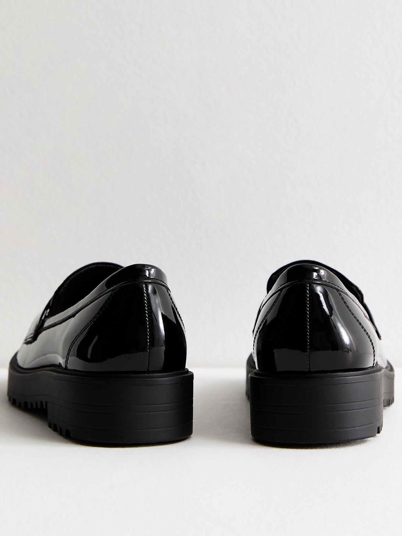 new-look-tasseled-leather-look-chunky-loafers-blackback