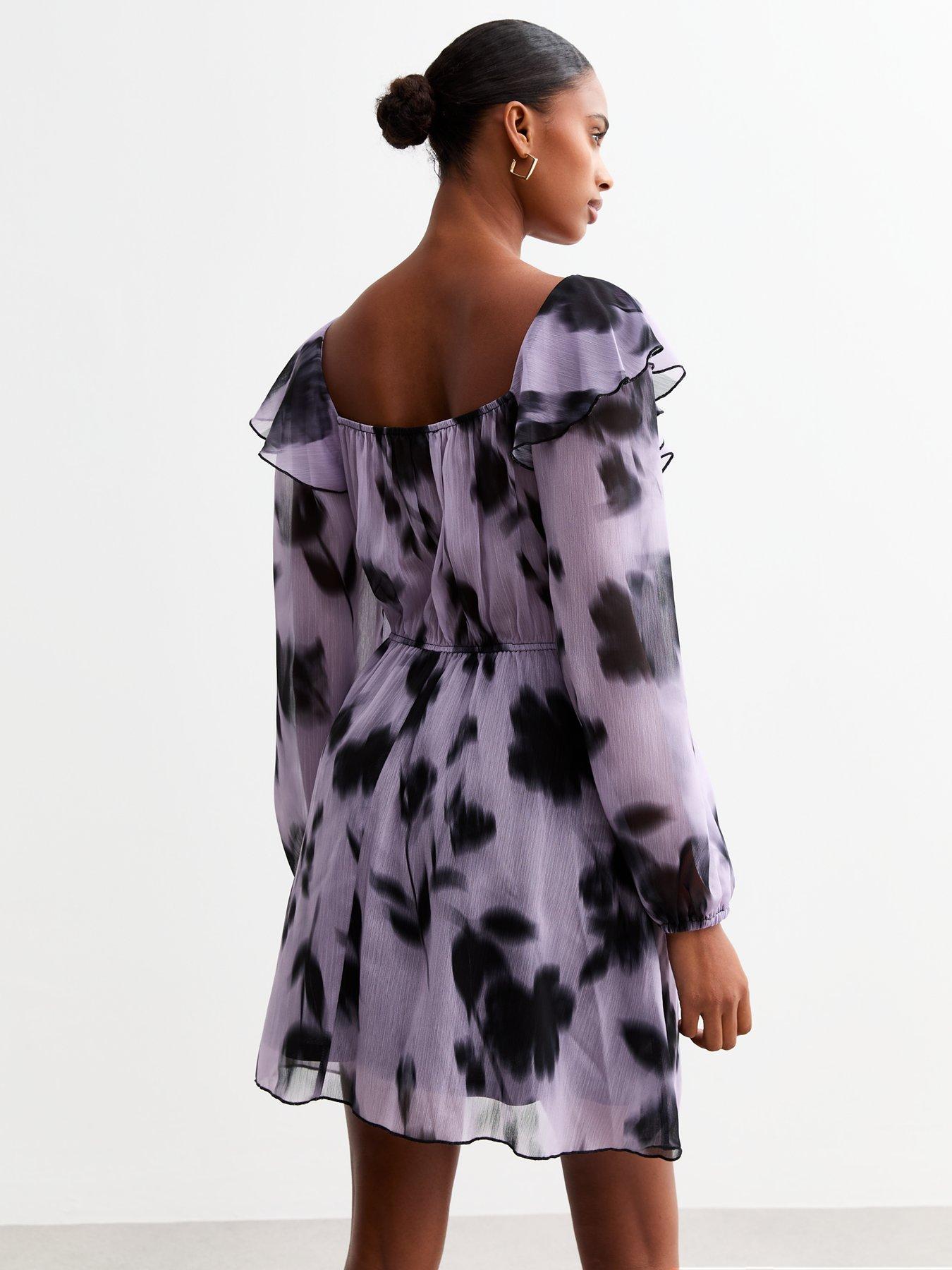 new-look-blur-floral-chiffon-mini-dress-purplestillFront