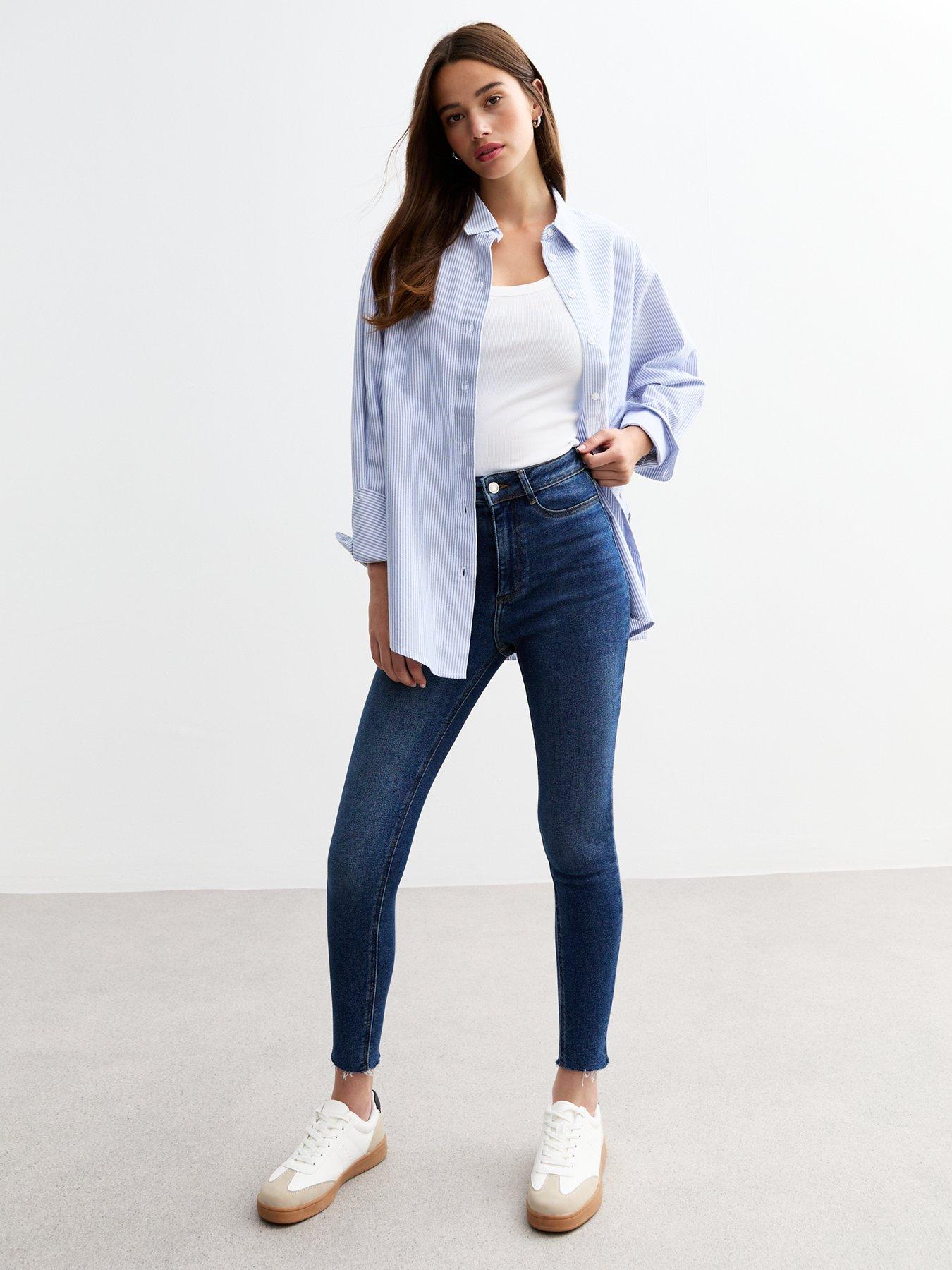 new-look-hallie-disco-frayed-hem-super-skinny-jeans-blueback