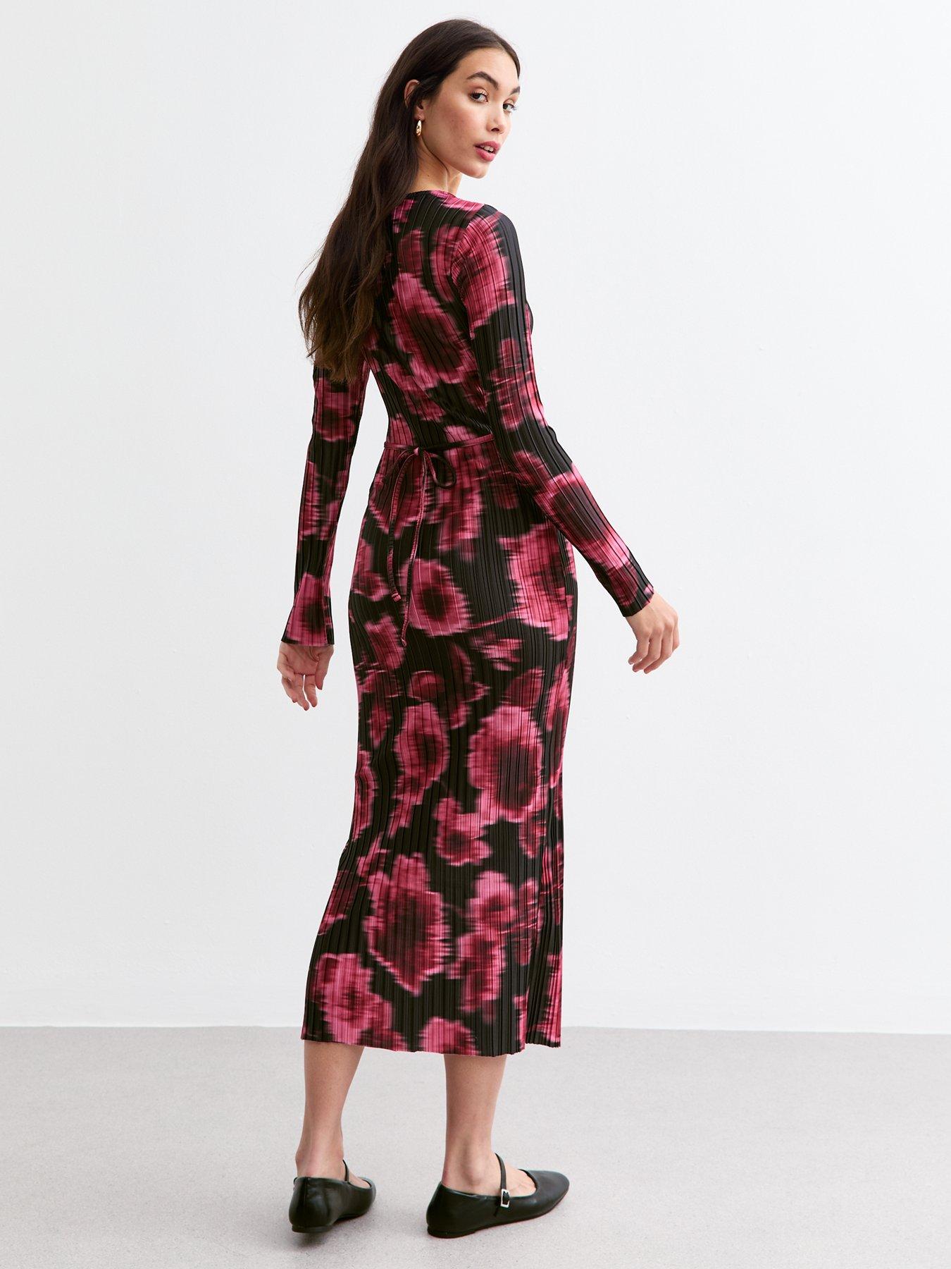 new-look-red-floral-long-sleeve-midi-dressstillFront