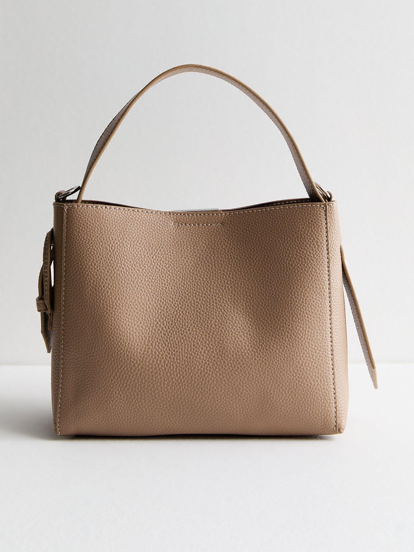 new-look-brown-leather-look-buckle-strap-bucket-bagback