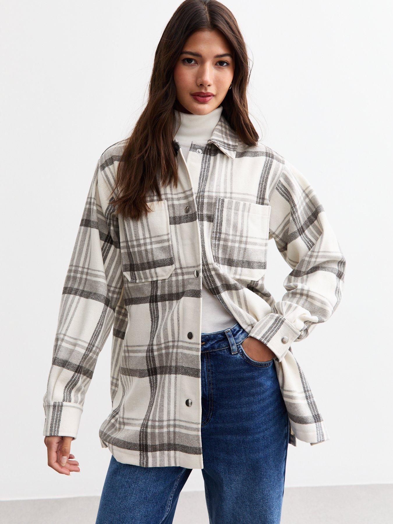 new-look-light-grey-check-oversized-shacketfront