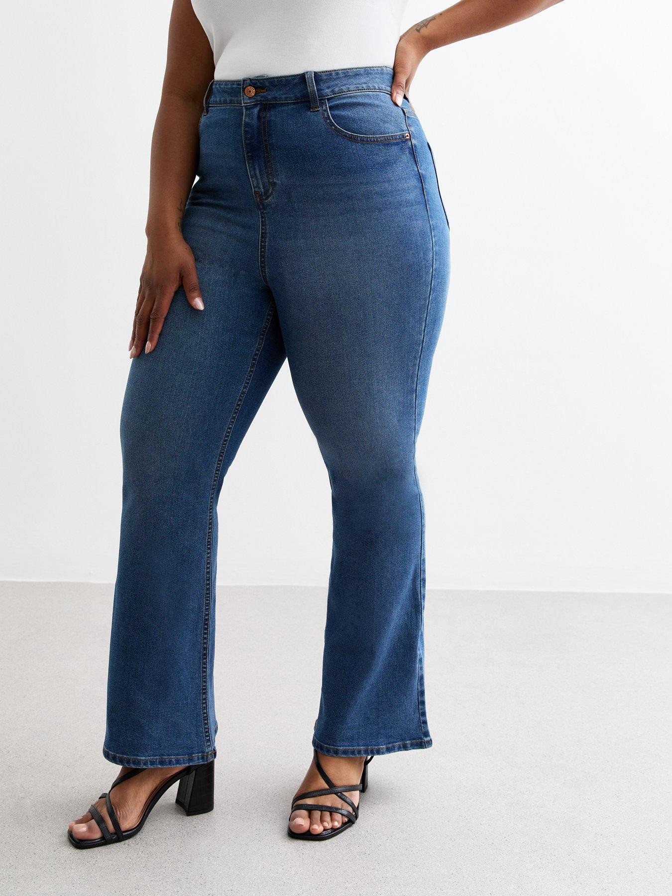 new-look-curves-bootcut-jeans-blue