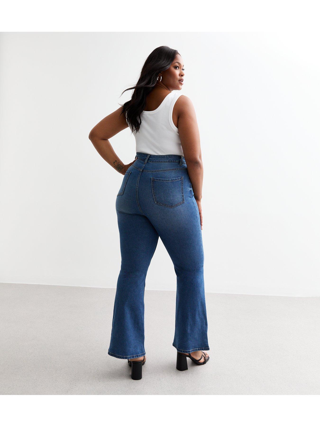 new-look-curves-blue-bootcut-jeansstillFront