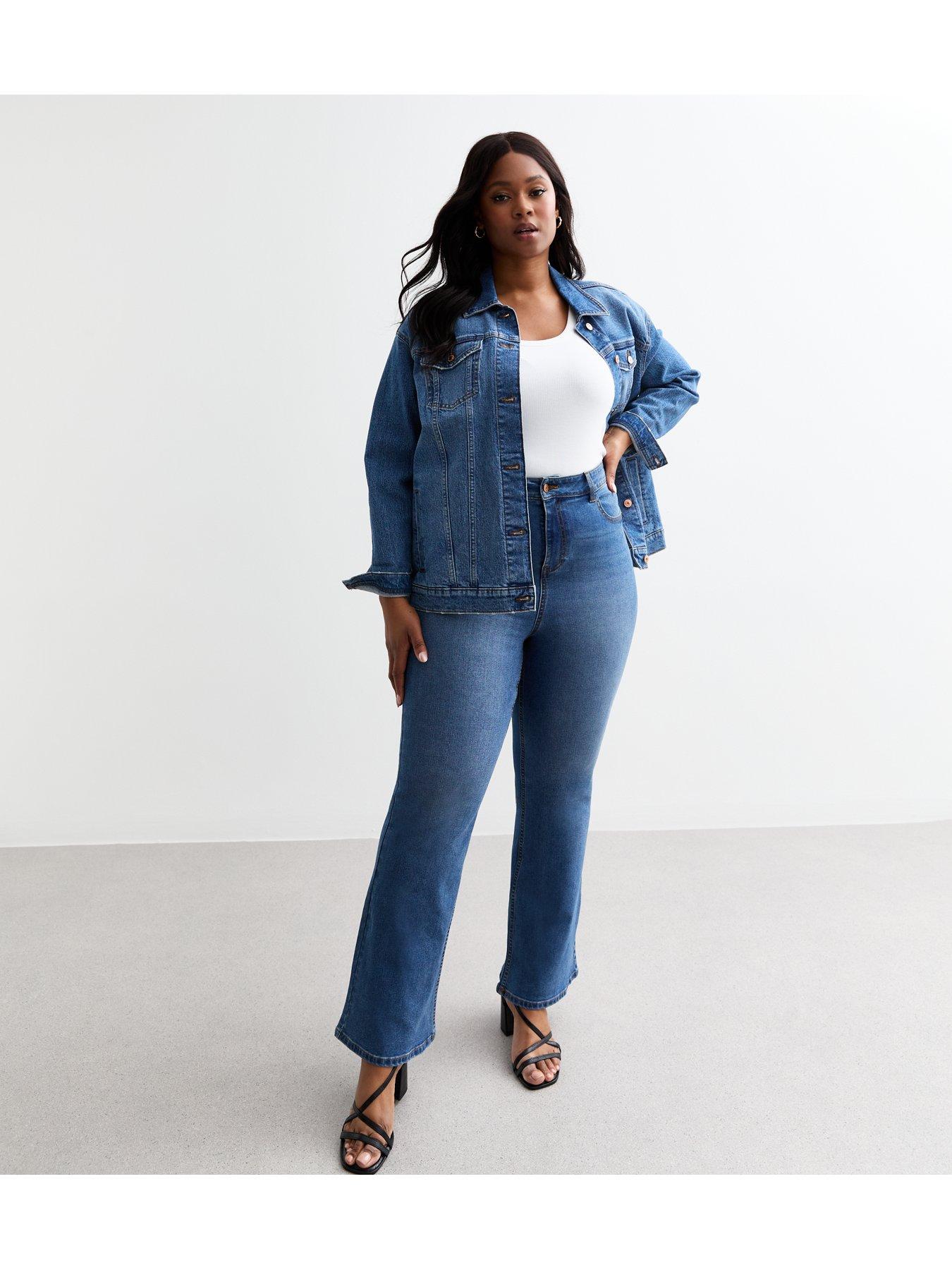 new-look-curves-blue-bootcut-jeansback