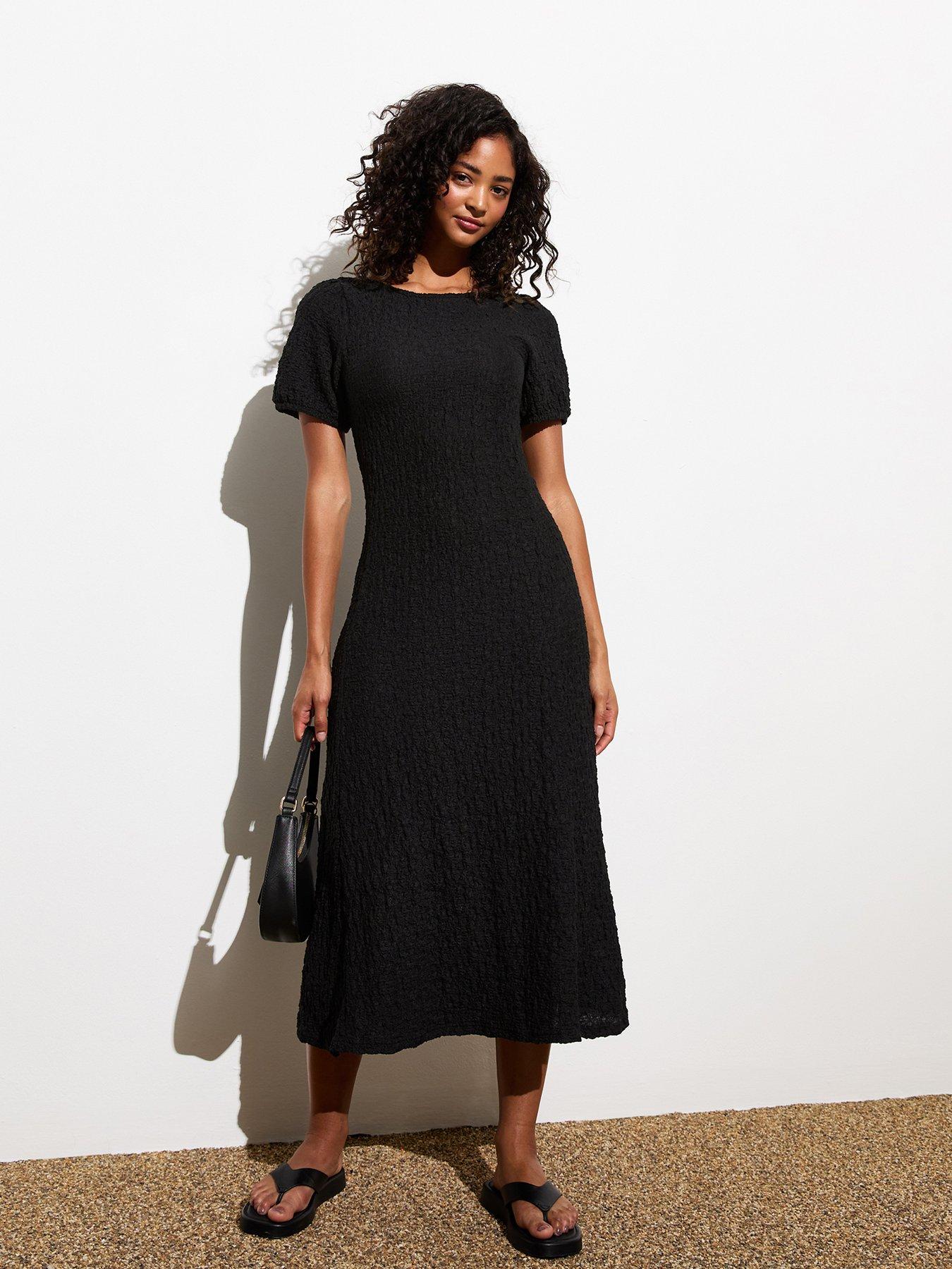 new-look-black-textured-low-back-midi-dressback