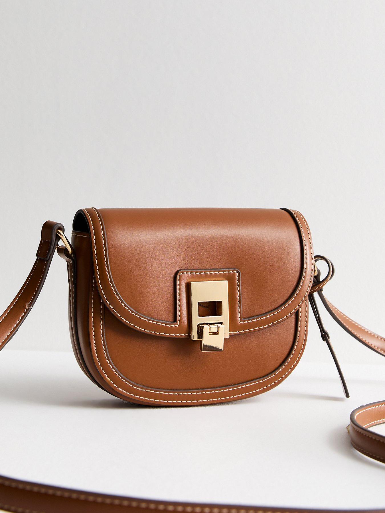 Tan saddle bag sale