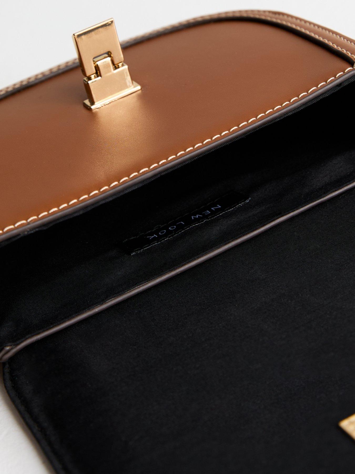 new-look-tan-leather-look-top-stitch-crossbody-saddle-bagdetail