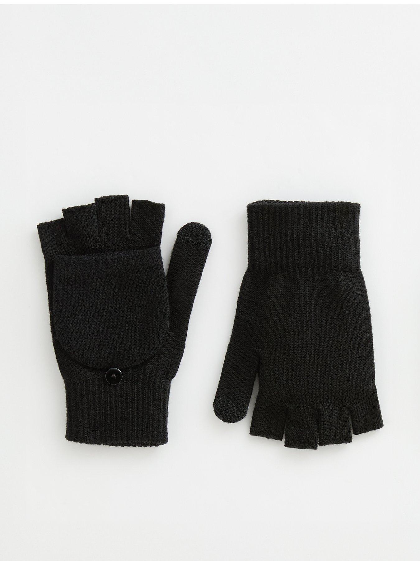 new-look-black-flip-top-magic-gloves