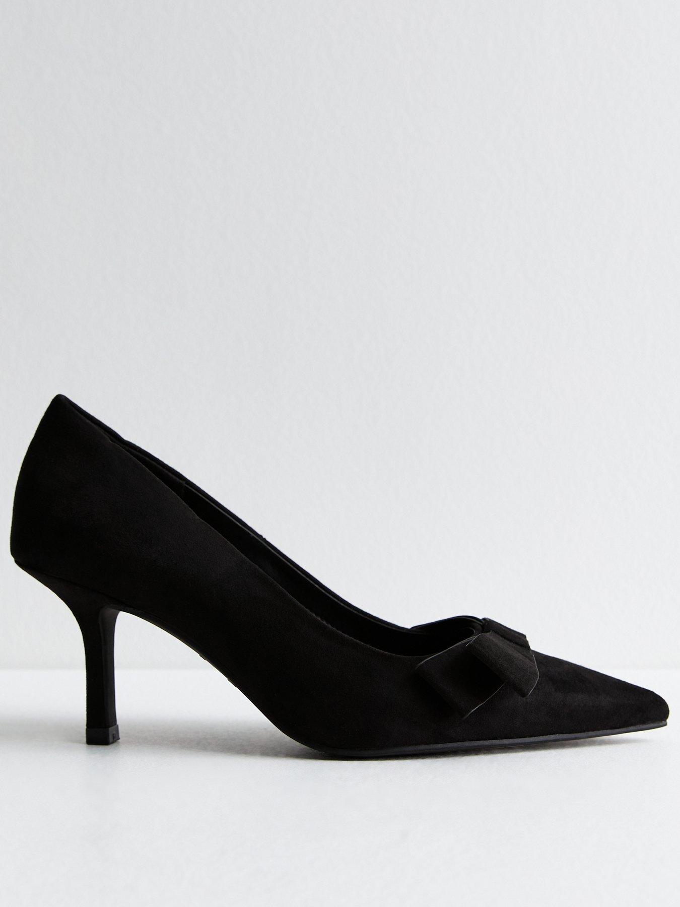 new-look-bow-detail-stiletto-heel-court-shoes-black