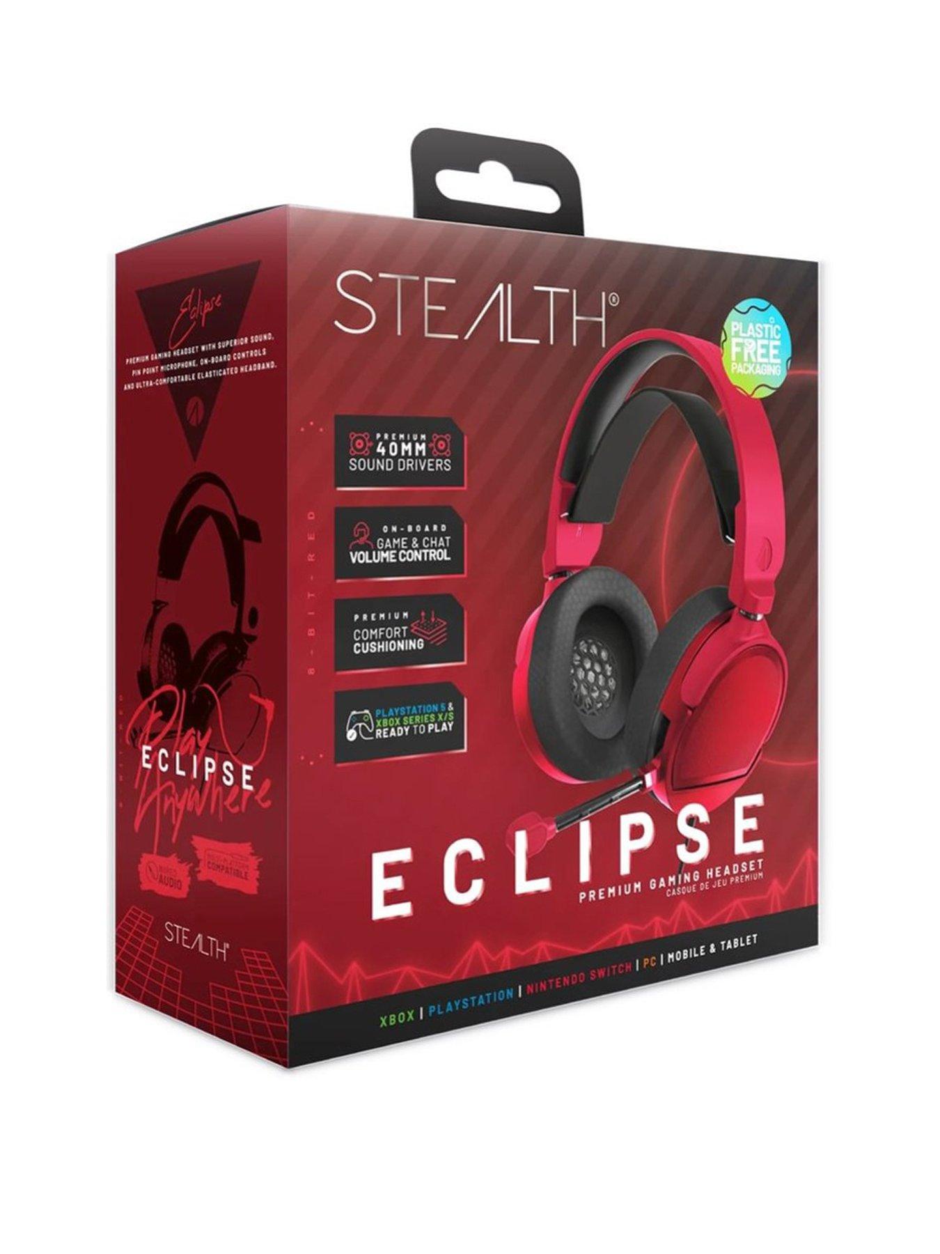 Image 2 of 7 of Stealth Stealth ECLIPSE Premium Gaming Headset for XBOX, PS4/PS5, Switch, PC - Red