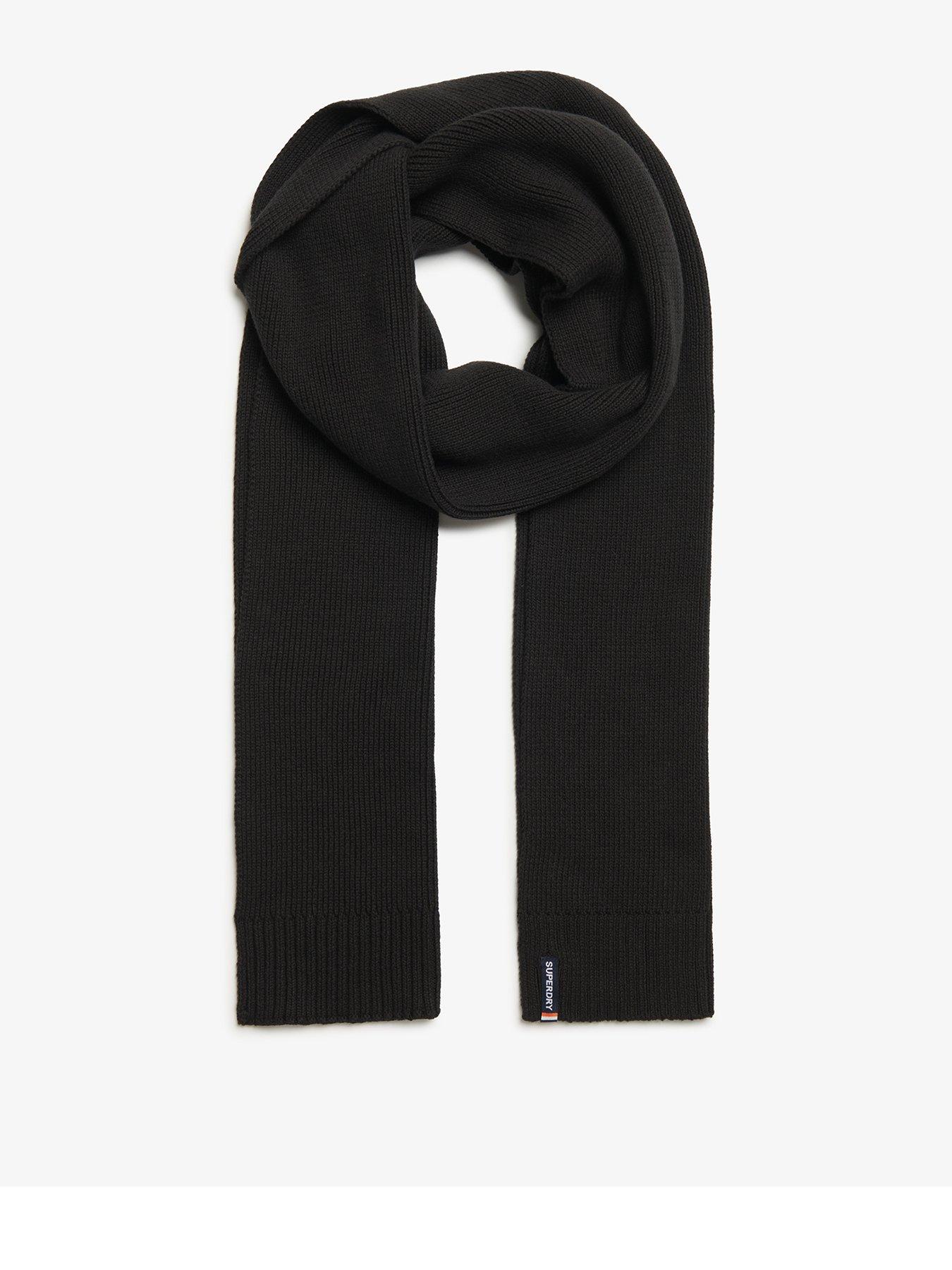 superdry-essential-logo-knitted-scarf-black