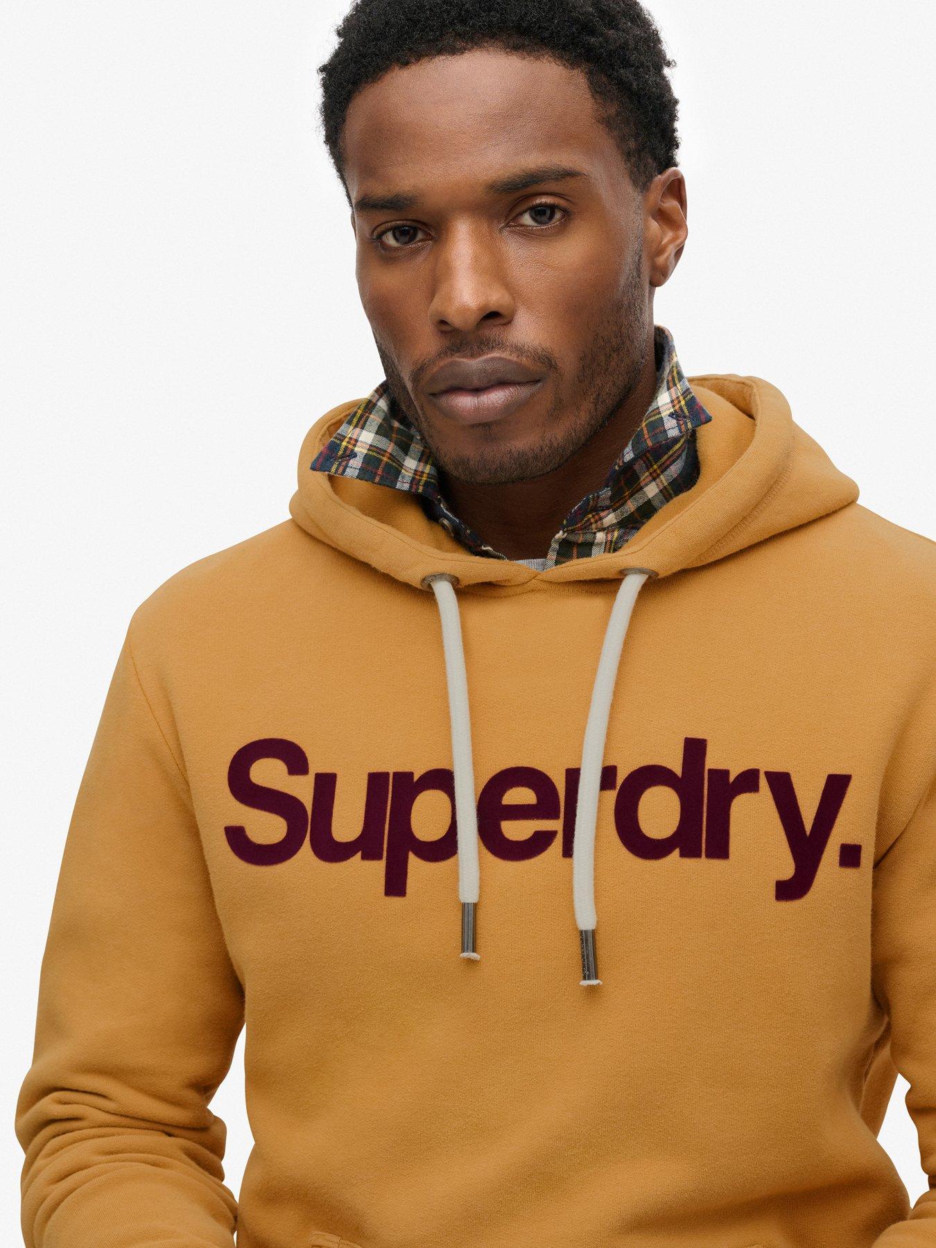 superdry-superdry-classic-core-logo-hoodie-yellowoutfit