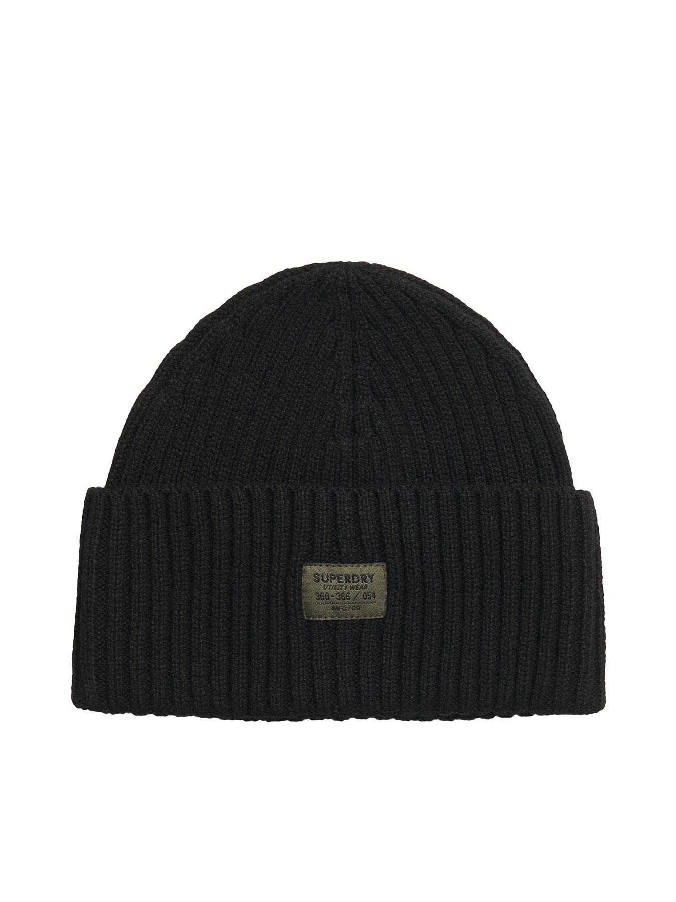 superdry-superdry-workwear-knitted-beanie-hat-black